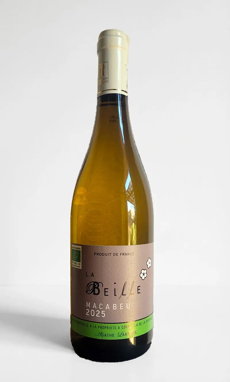 Macabeu - millésime 2025 - 75cl- vin biologique