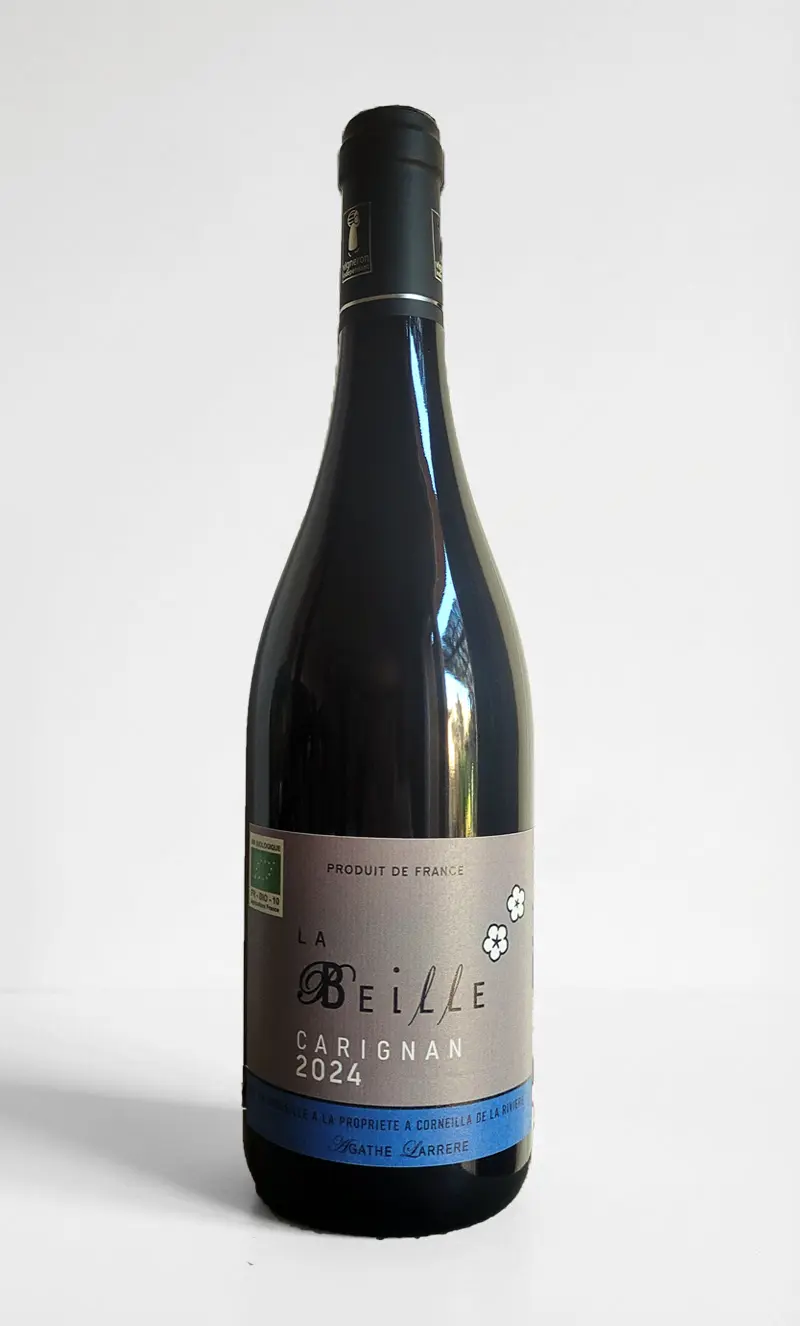 Carignan - millésime 2024- 75cl - vin biologique