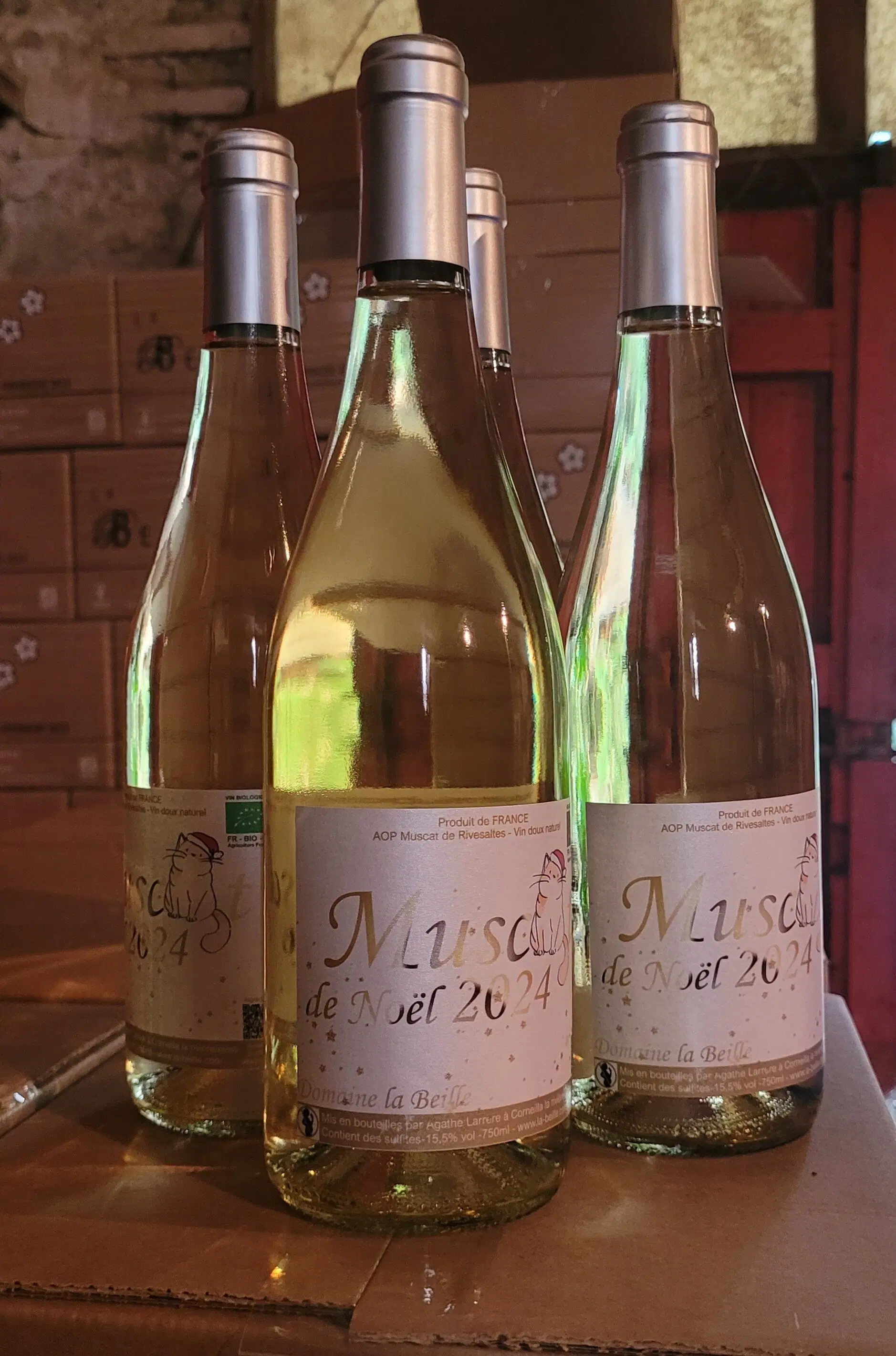 Muscat de Noel - millésime 2024- 75cl - vin biologique