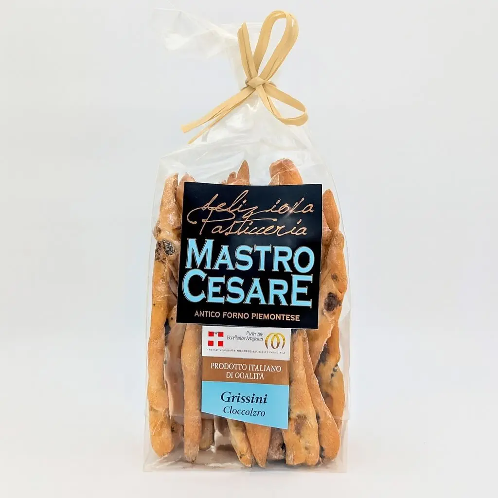Chocolate breadsticks handmade in Italy