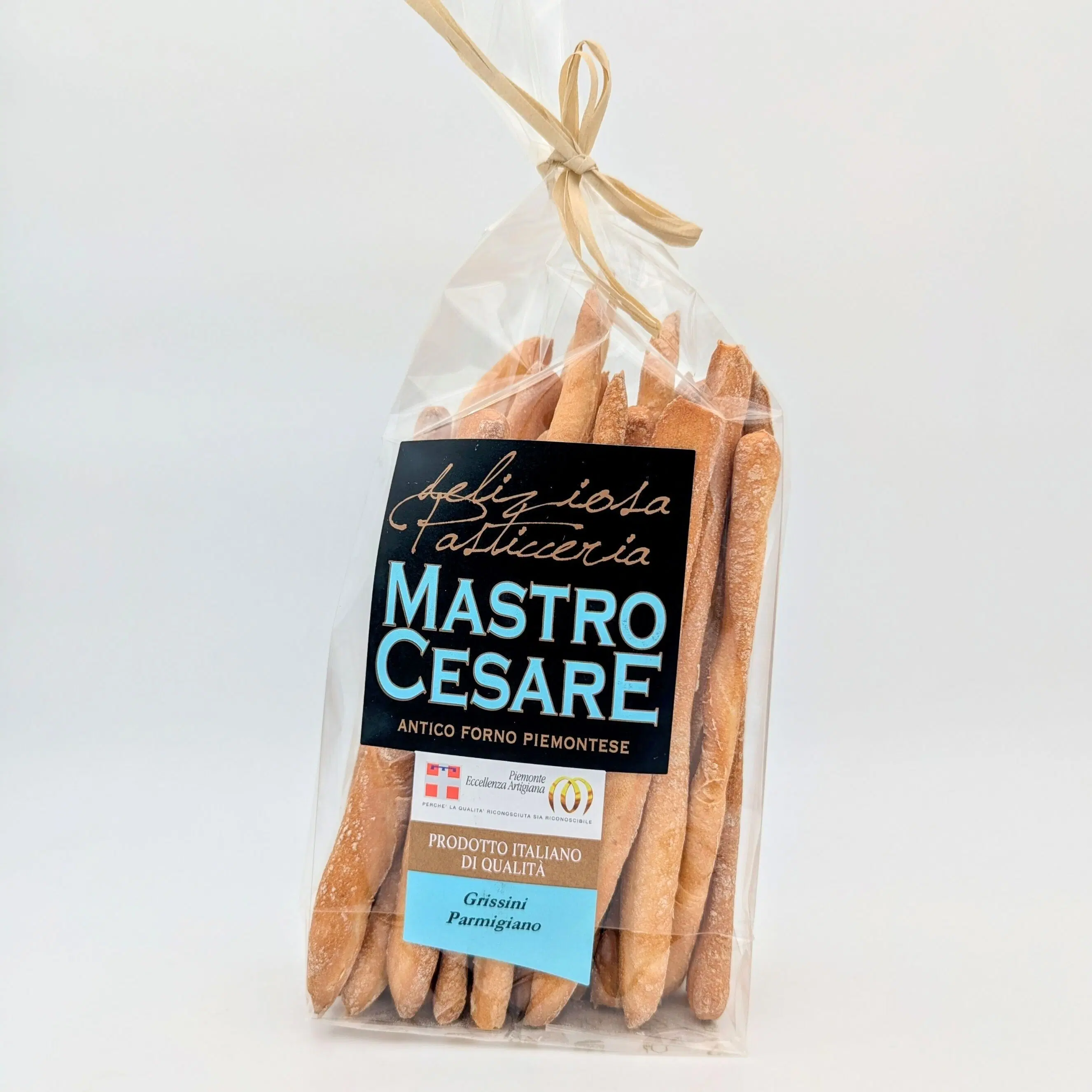 Parmigiano Reggiano PDO bread sticks handmade in Italy