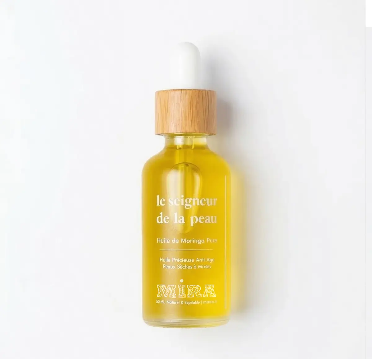 L'huile surpuissante - Le Seigneur de la Peau - Huile de Moringa vierge pour la nuit - Visage, corps - Très nourrissante, anti-âge, assouplissante, fini gras - 50 ml
