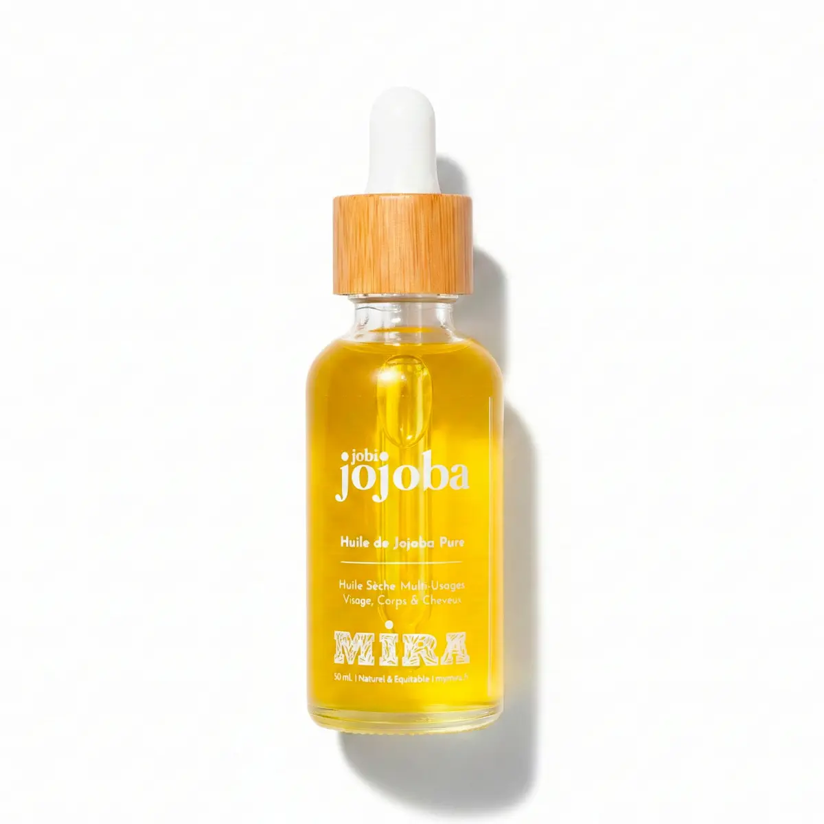 Soin du visage multi-fonction - Jobi Jojoba - Huile sèche de Jojoba vierge - Visage, corps, cheveux - Nourrissante, protectrice, sébo-régulatrice, démaquillante - 50 ml