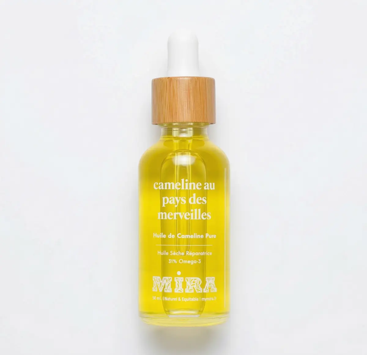Cameline au Pays des Merveilles - Huile sèche de Cameline pure - Visage, corps, cheveux - Hydratante, nourrissante, anti-âge, sébo-régulatrice - 50 ml