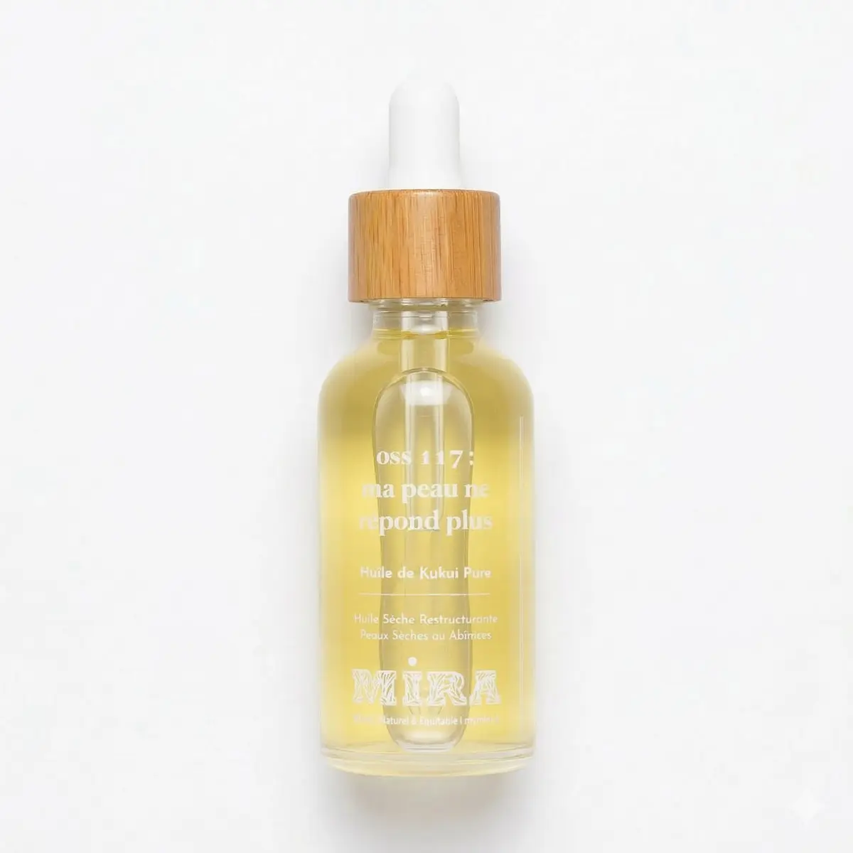 huile cosmétique - Oss 117 : ma peau ne répond plus - Huile sèche de Kukui pure -Visage, corps, cheveux - Hydratante, nourrissante, raffermissante - 50 ml