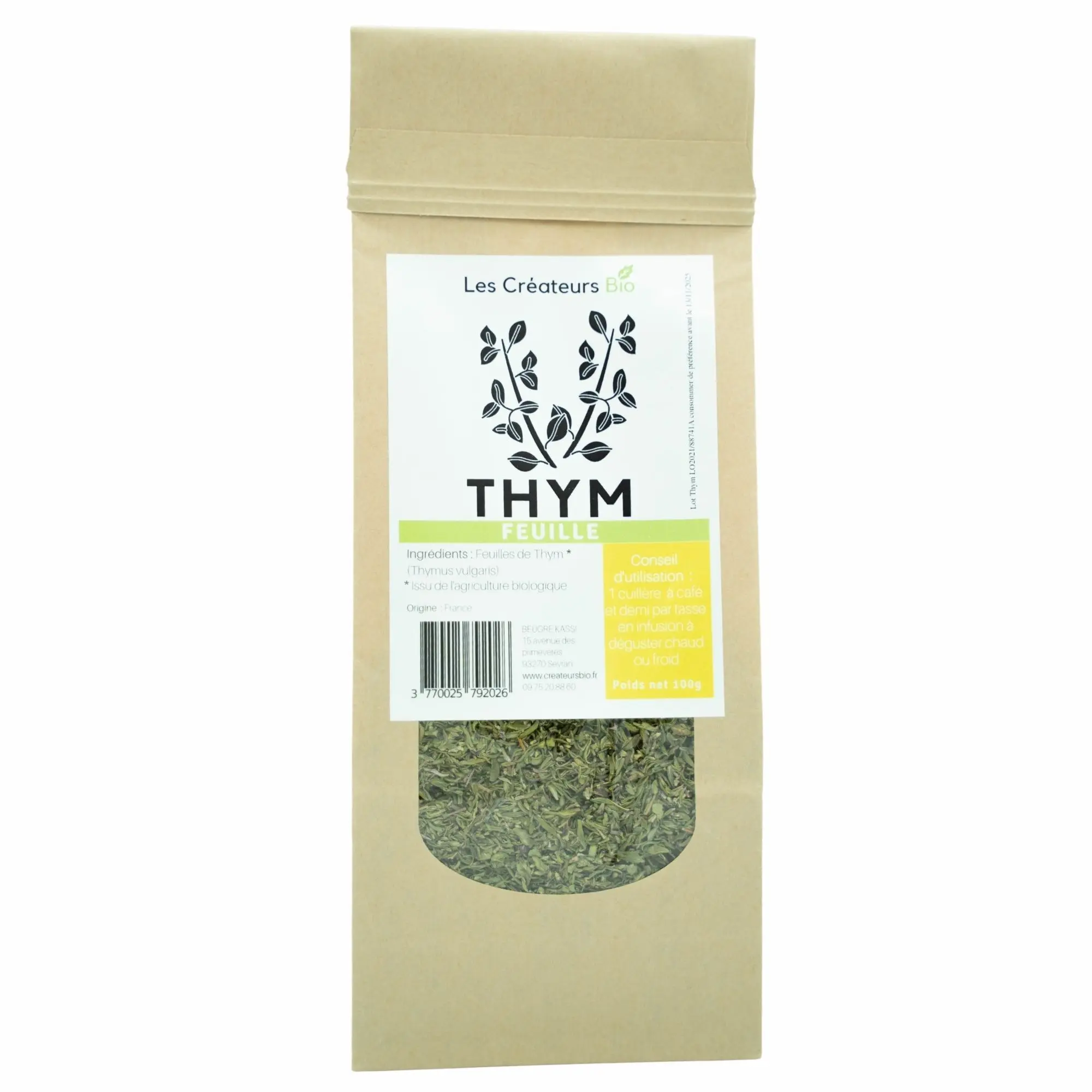 Thymianblätter (Thymus vulagris) 100g - 100% natürlich