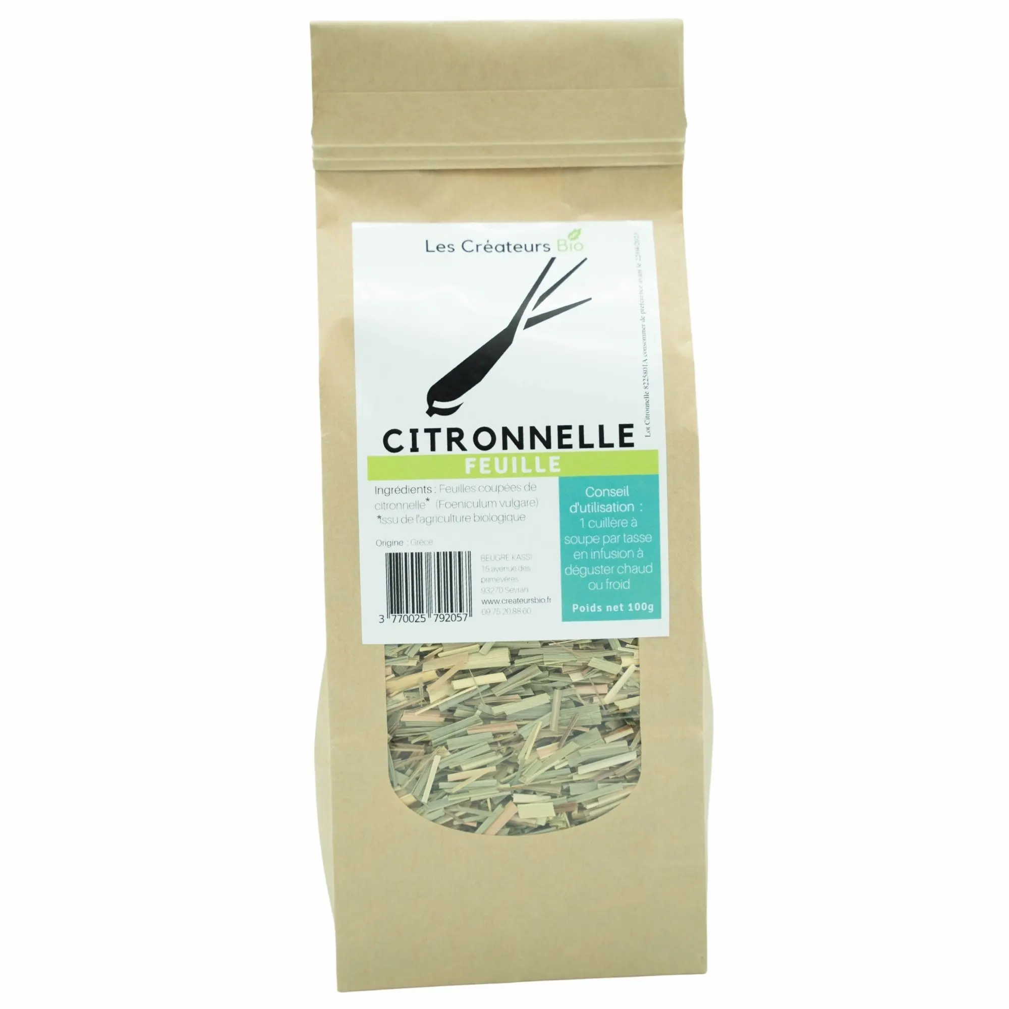 Zitronengrasblätter (Lemongrass - Cymbopogon citratus) 100g - 100% natürlich