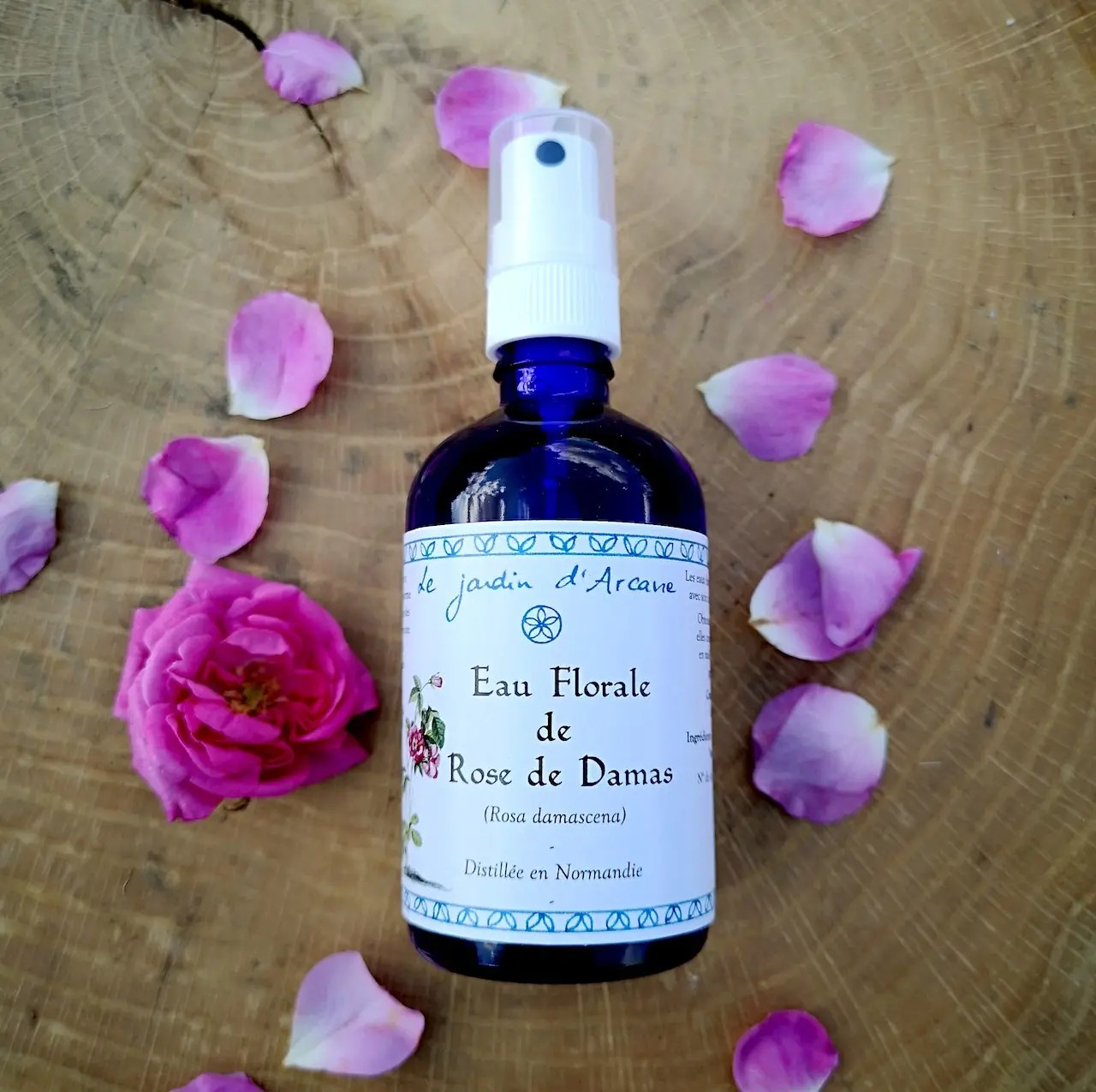 Acqua floreale di rosa biologica - Origine Normandia