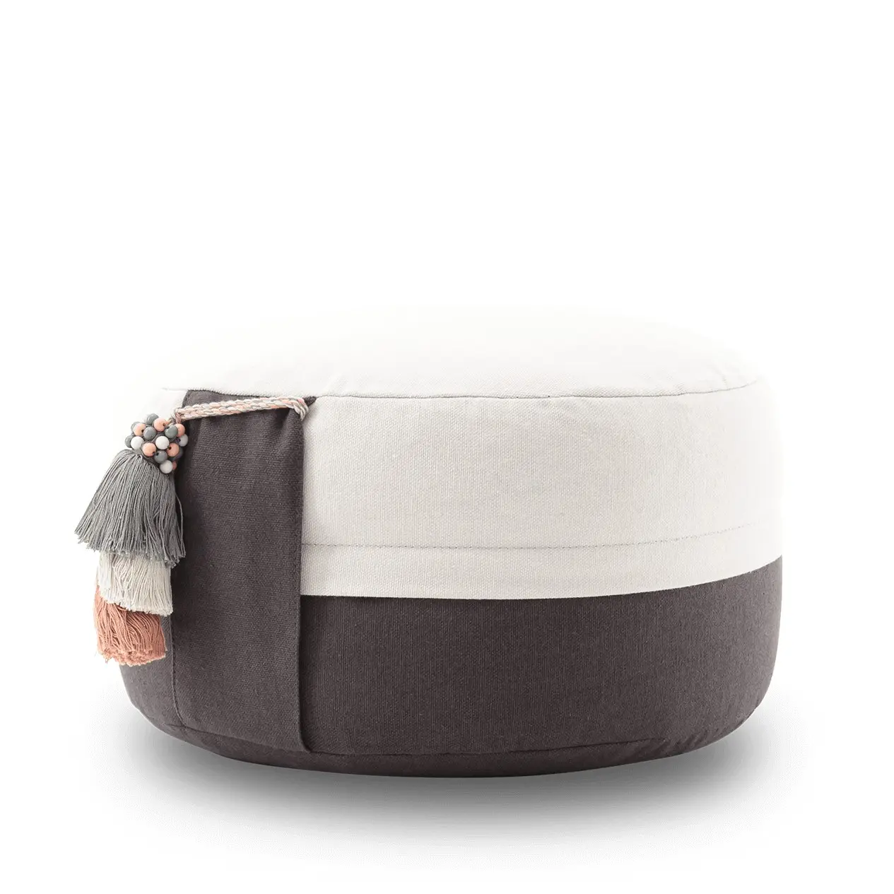 Meditationskissen Bio Yin Yang Anthrazit-Grau