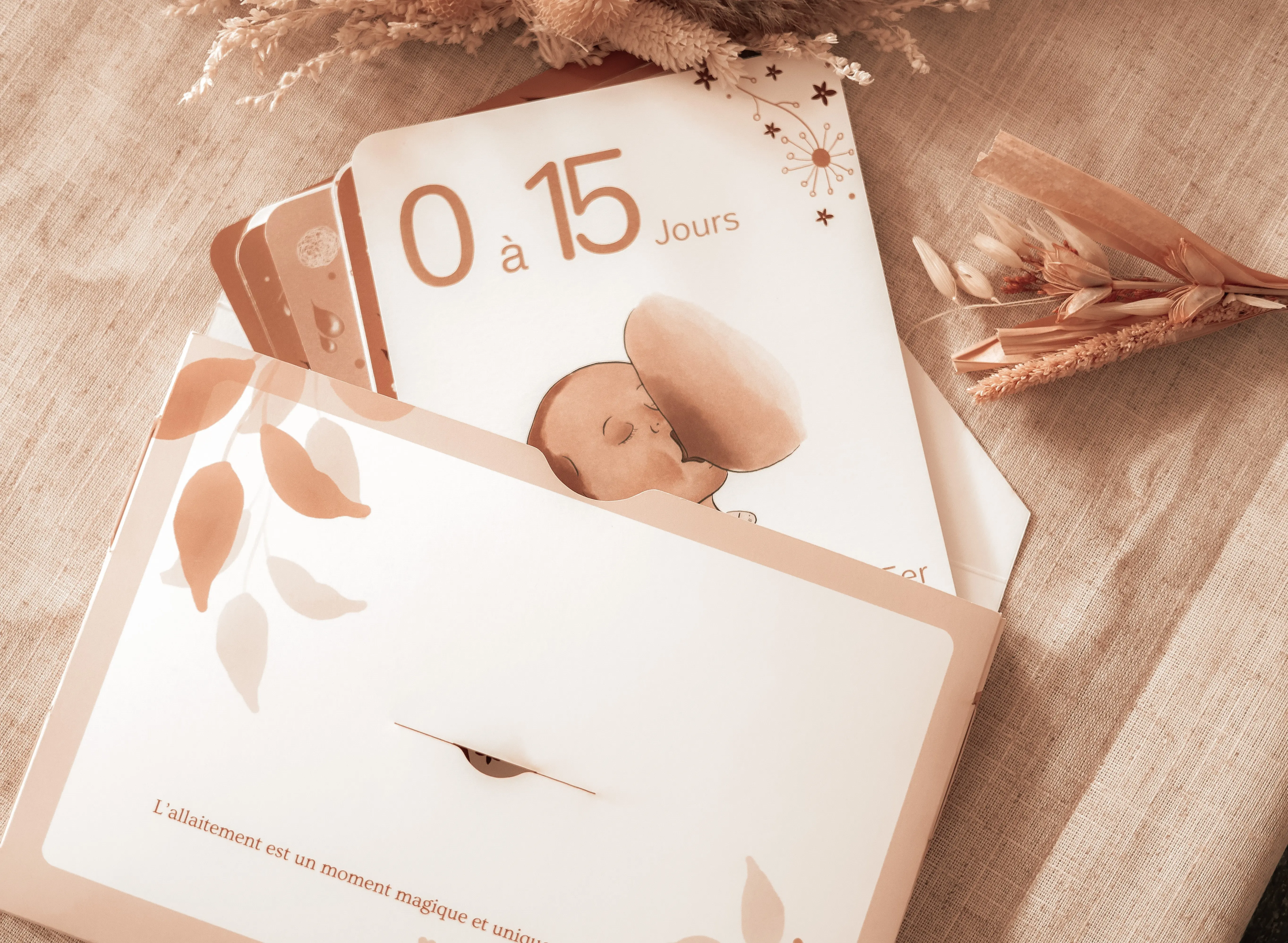 New - Coffret Cartes étapes Allaitement