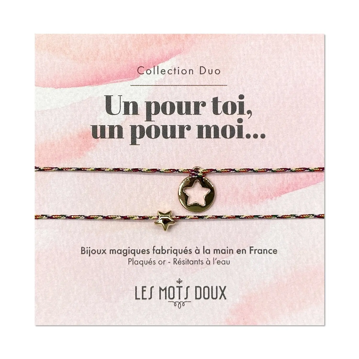 Bracelet Duo Star Multi Gold