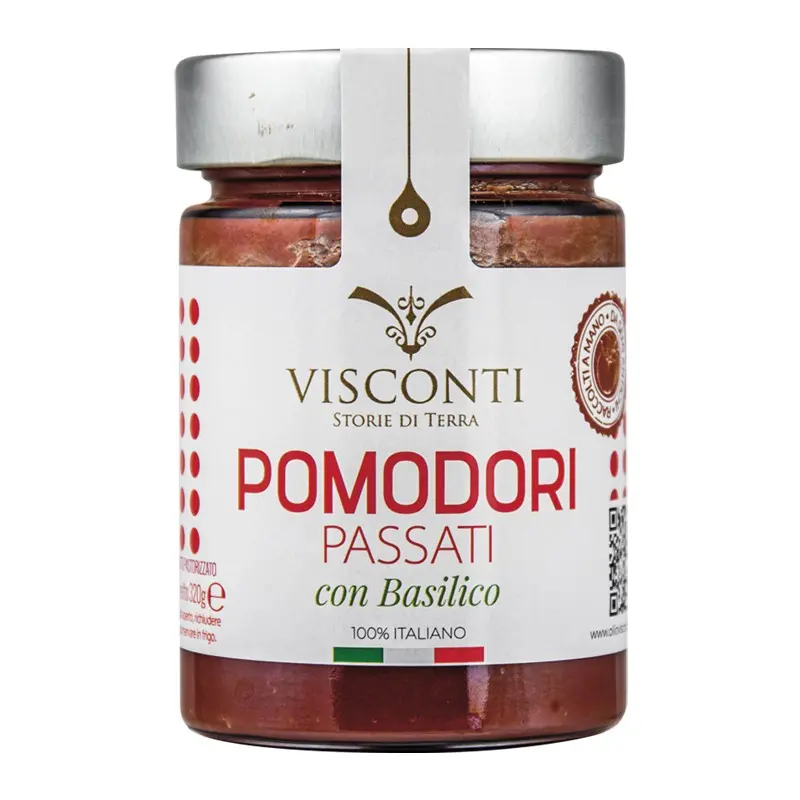 Pürierte Tomaten mit Basilikum 320 gr