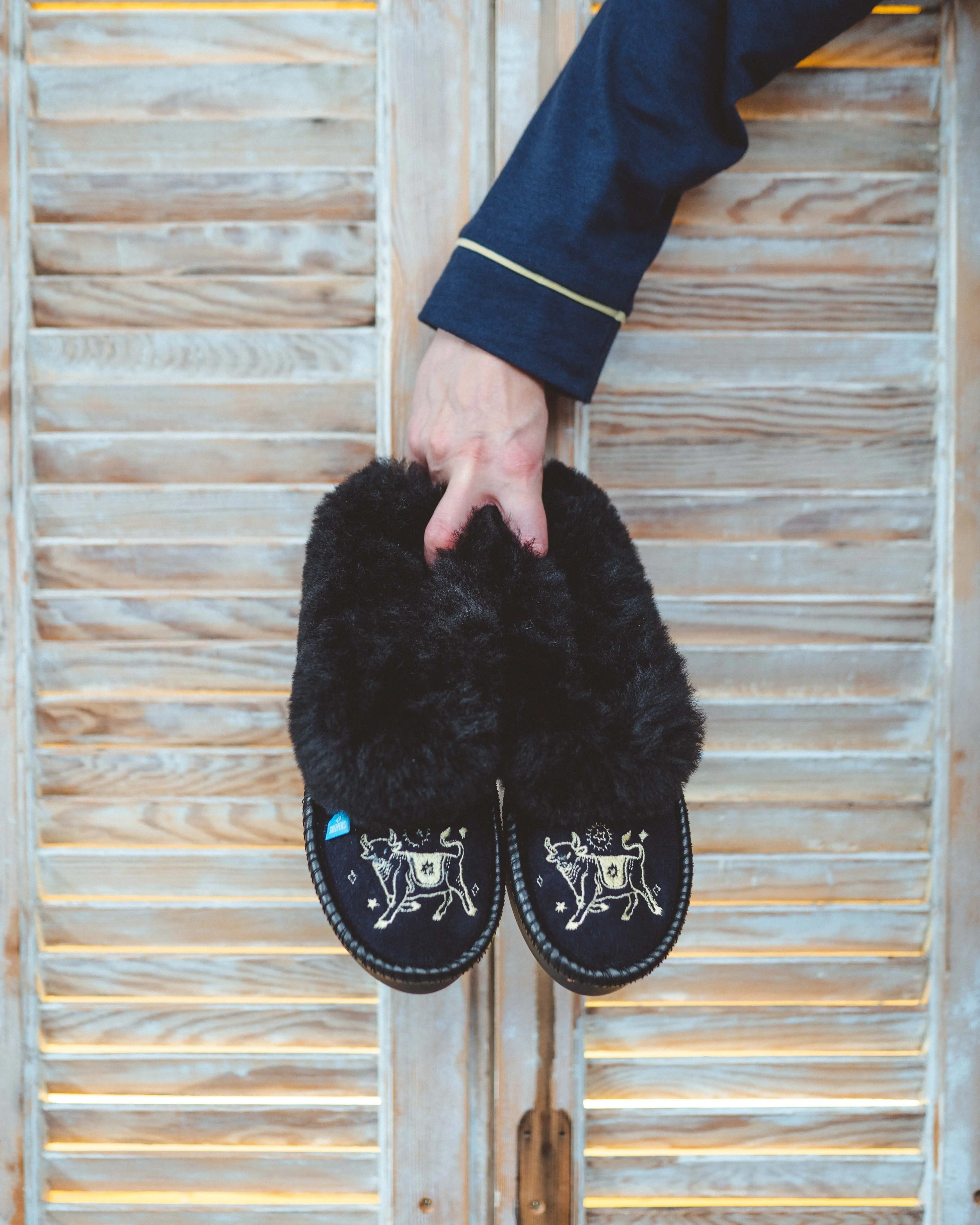 Zodiac Collection Sheepskin Slippers