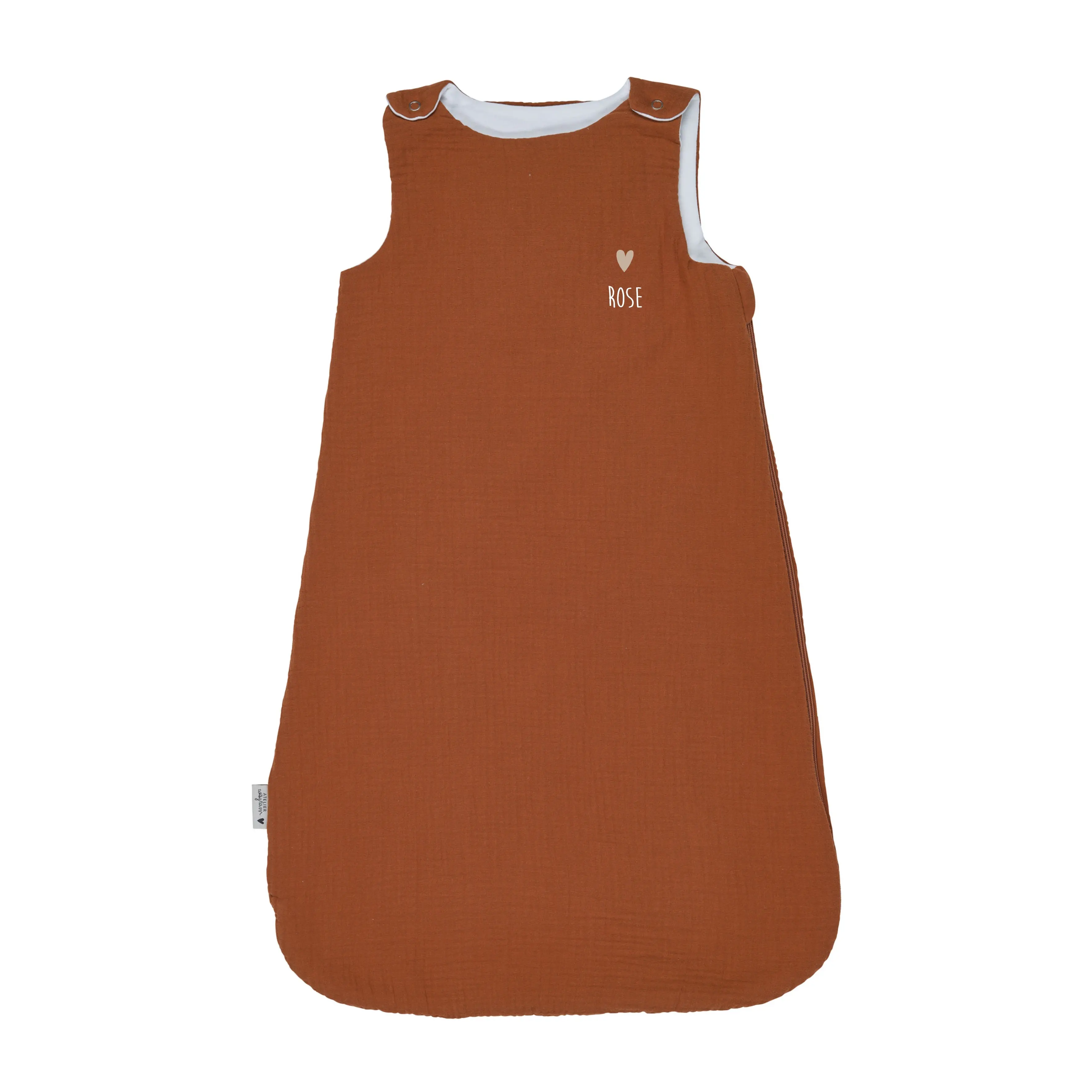 Cotton gauze sleeping bag Caramel Size 2