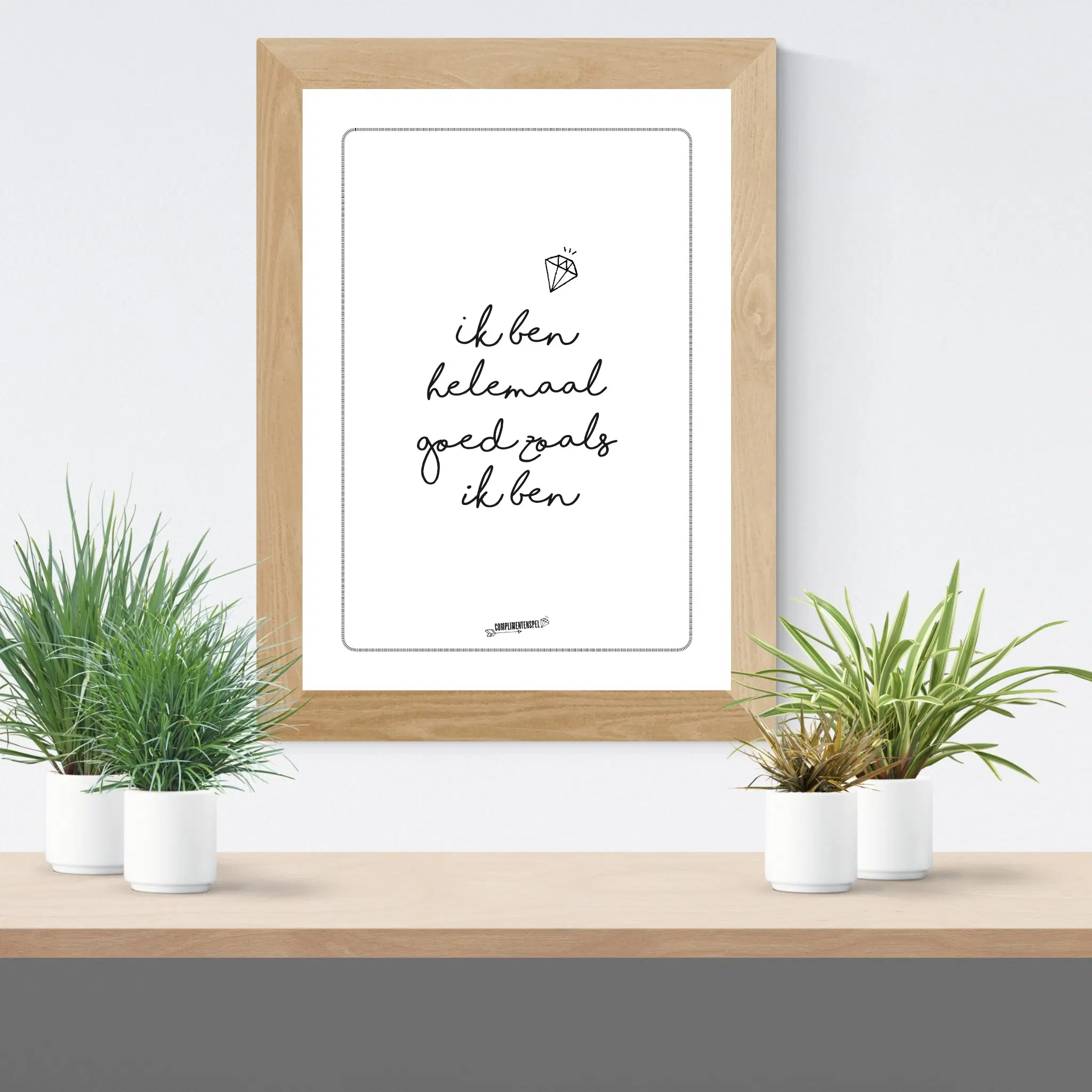 Poster "I'm perfect the way I am"