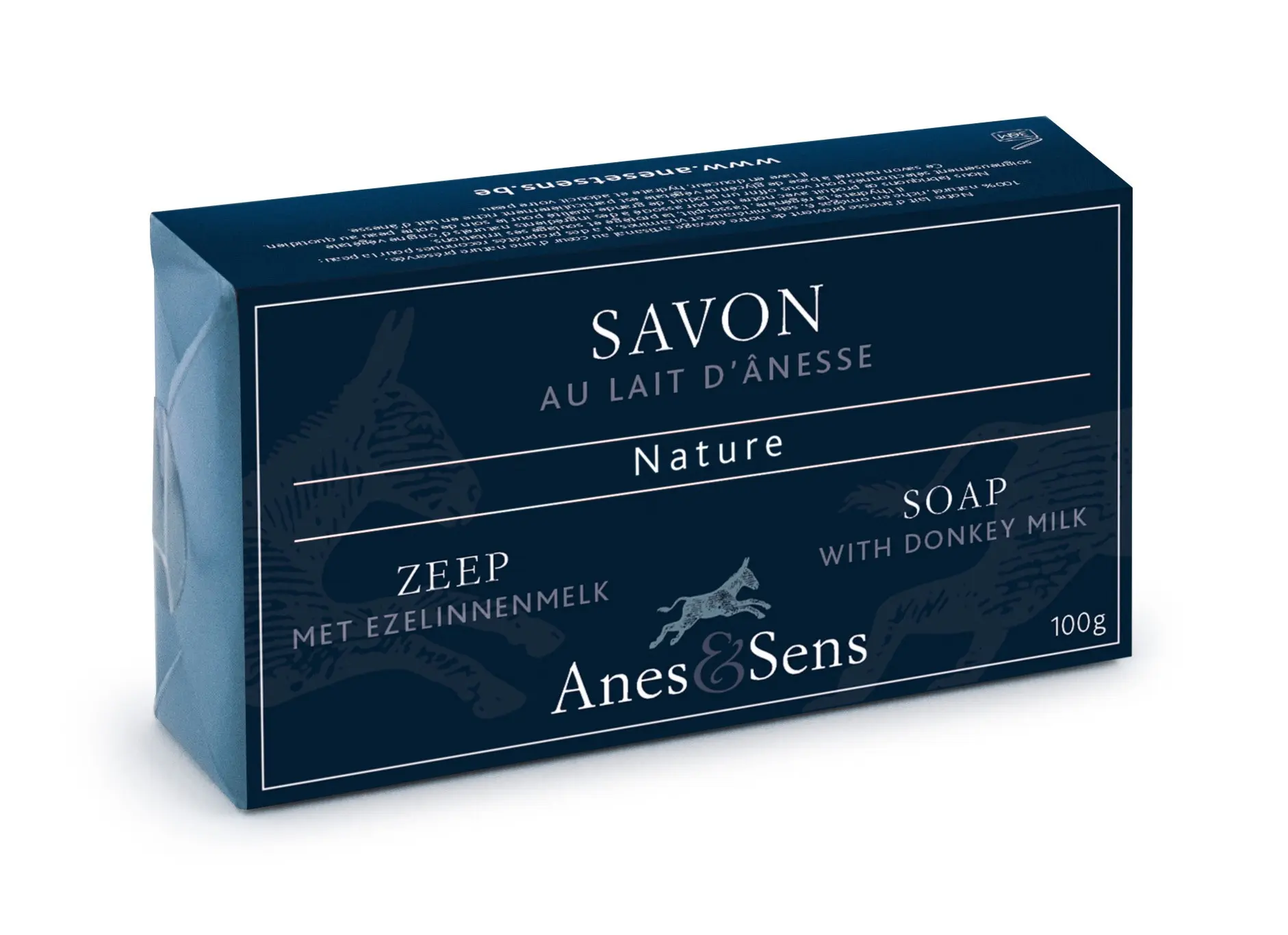 Donkey milk soap 100g Nature
