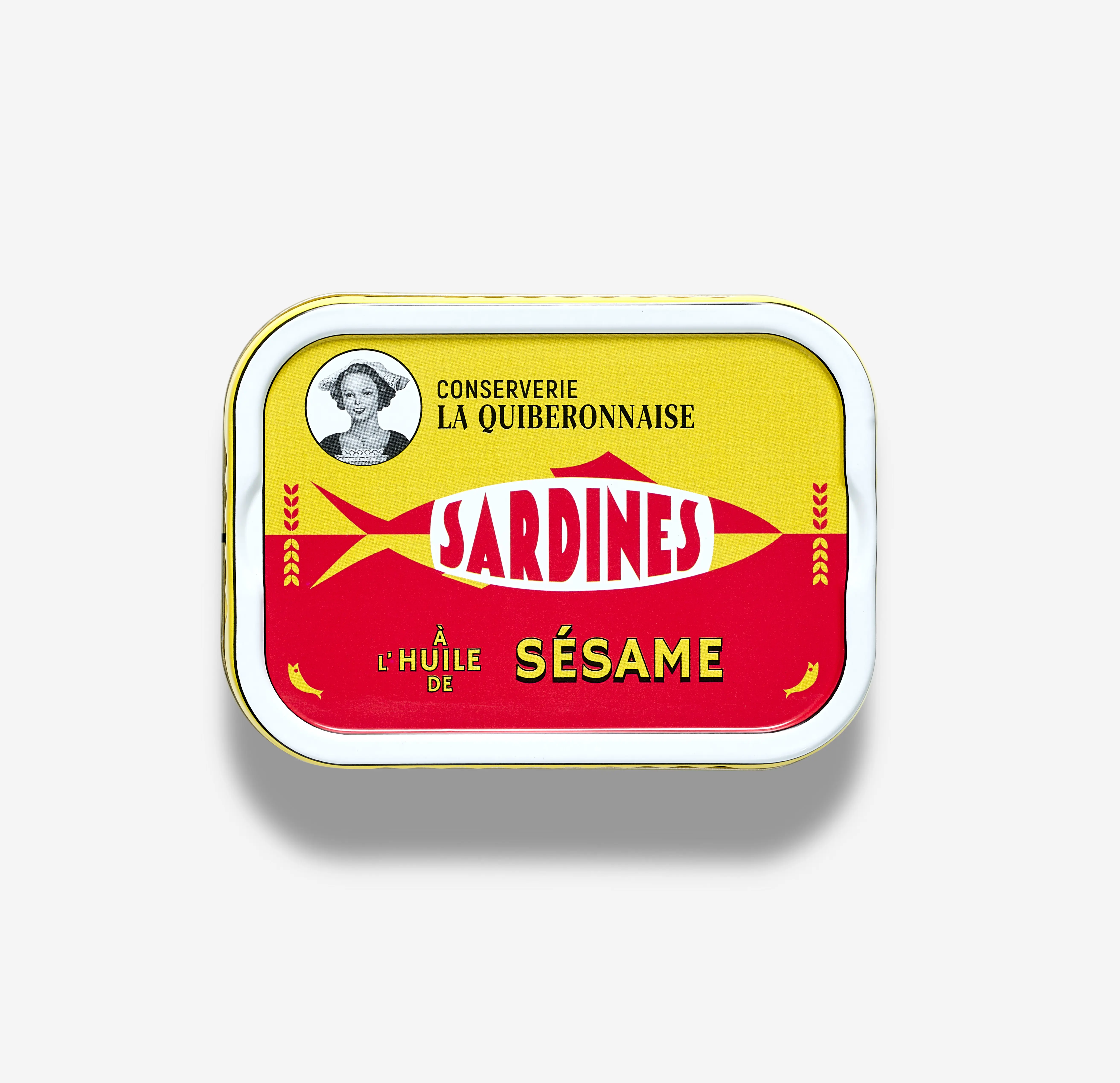 Sardinas en aceite de sésamo 115 gr (4 a 6 sardinas)