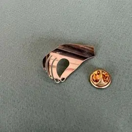 Golden hand pin