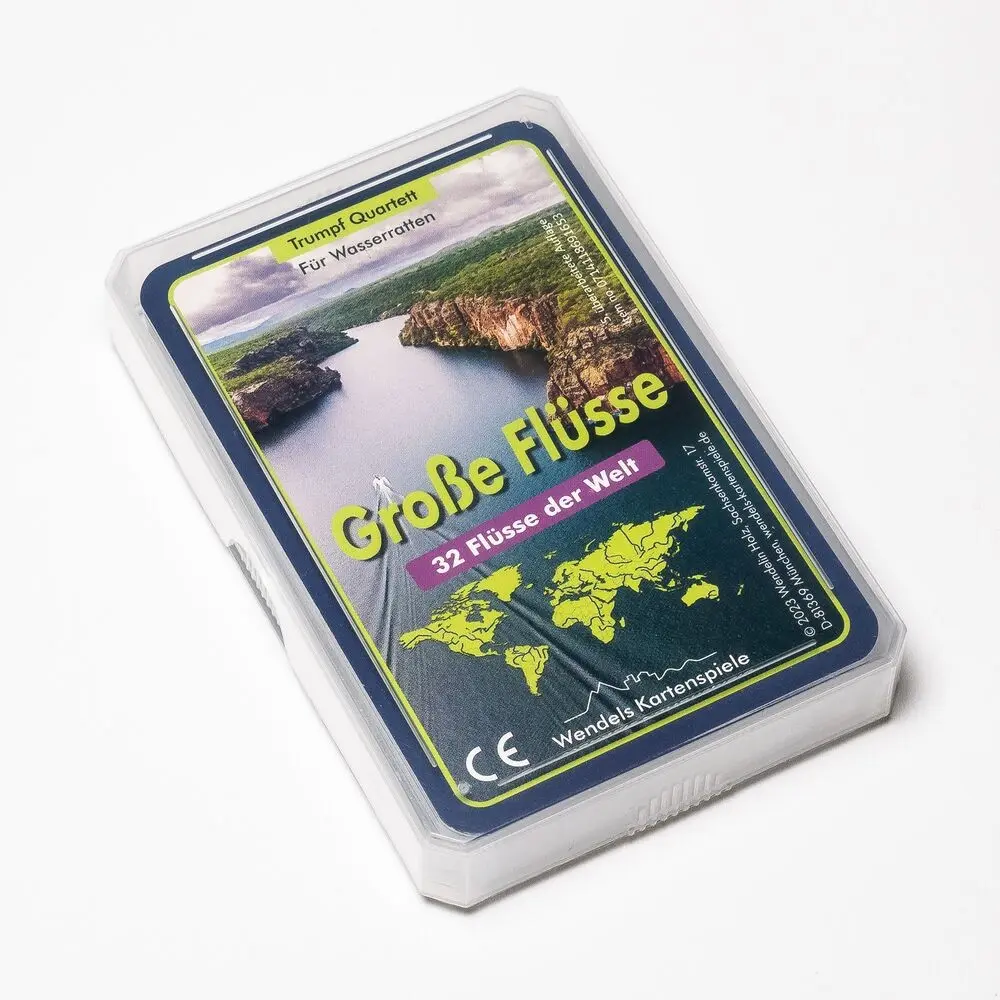 Rivers Quartet Trump Quartet Game Geography Quiz for the whole family