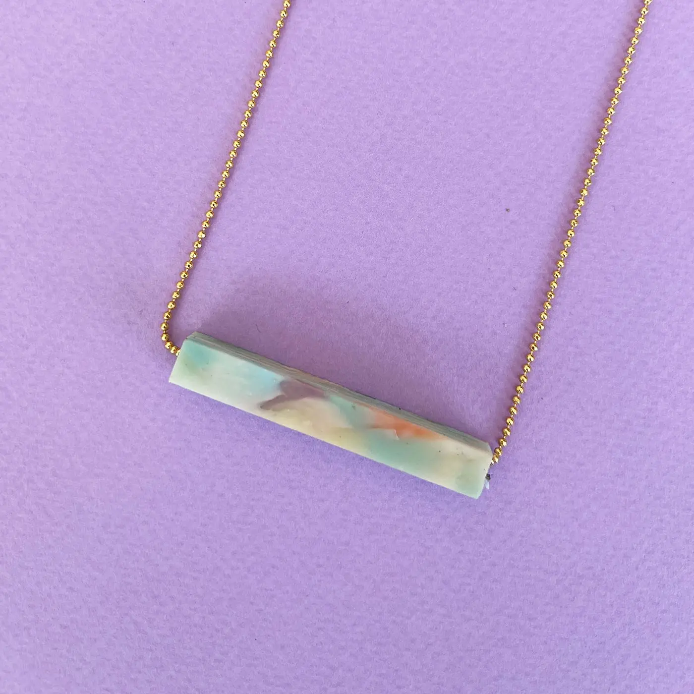 Recycled plastic stick multi coloured