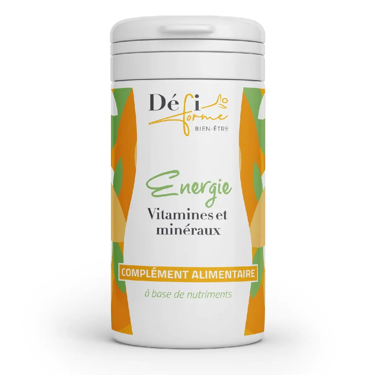 Food Supplement Energy Vitamins and minerals - 60 vegetable capsules