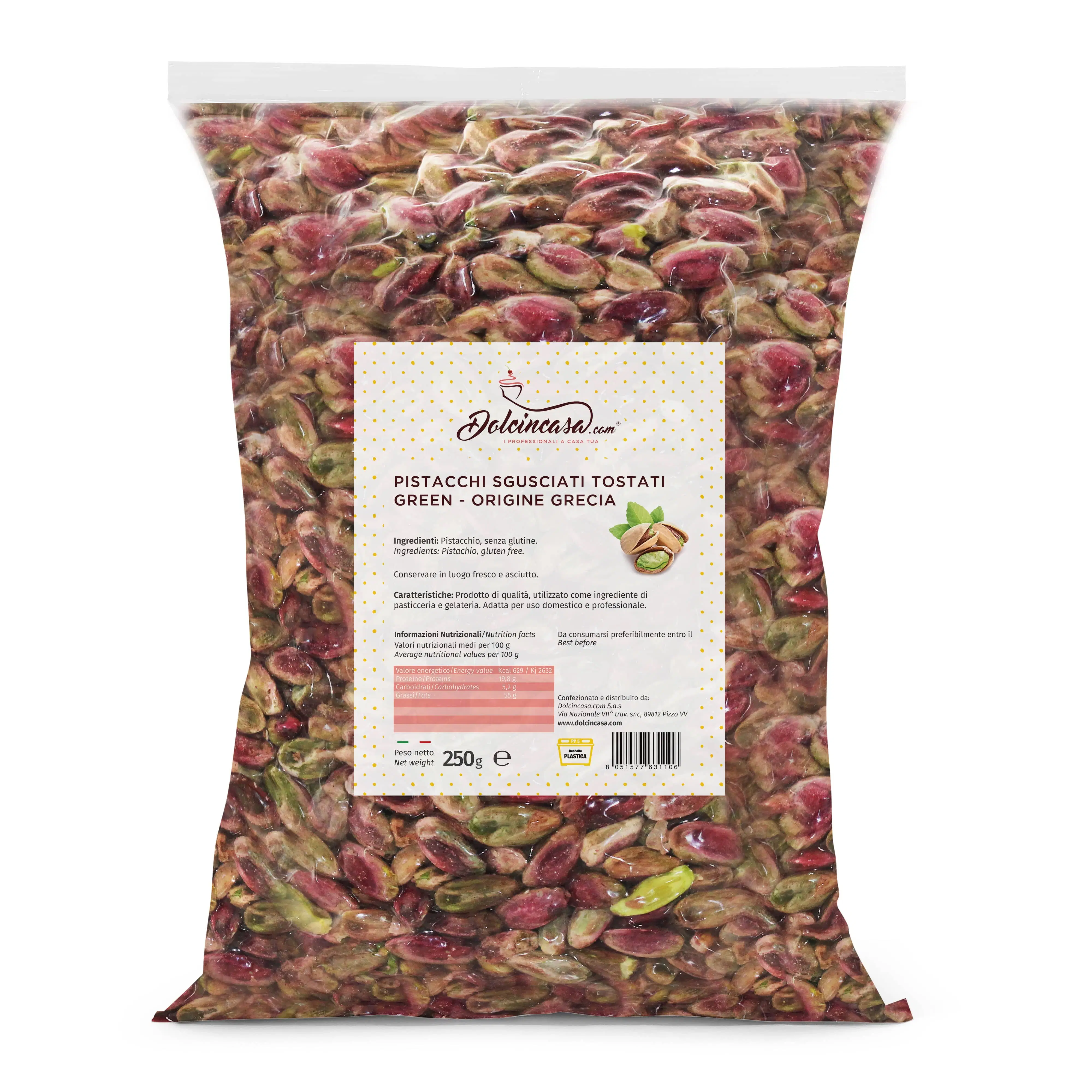 High Quality Shelled Pistachios - 250 gr