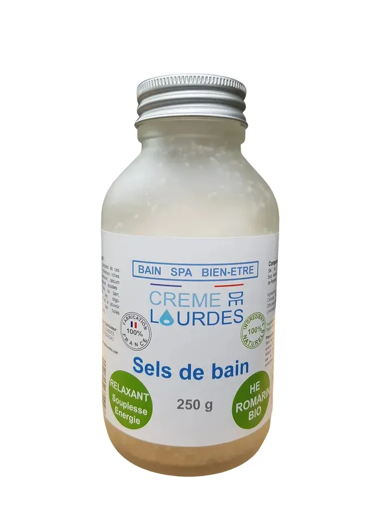 Organic rosemary muscle and joint soothing bath salts