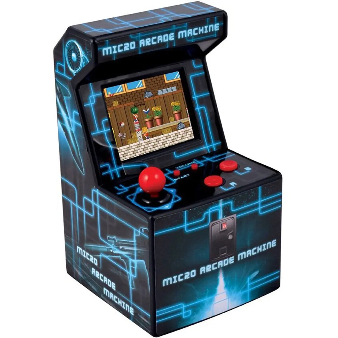 MINI RECREATIONAL ARCADE 16 BITS BLUE