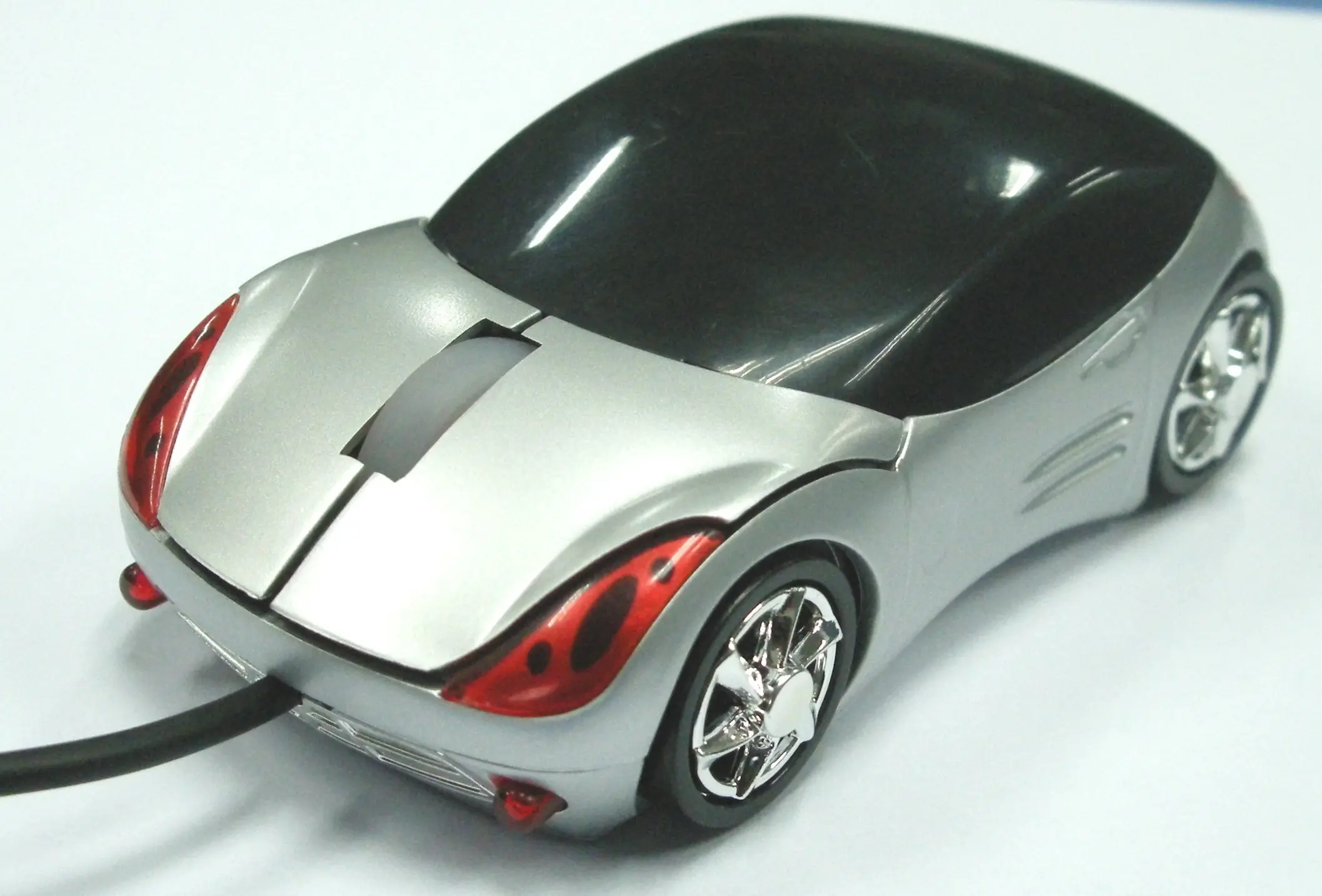 OPTICAL MOUSE USB COUPÉ SILVER