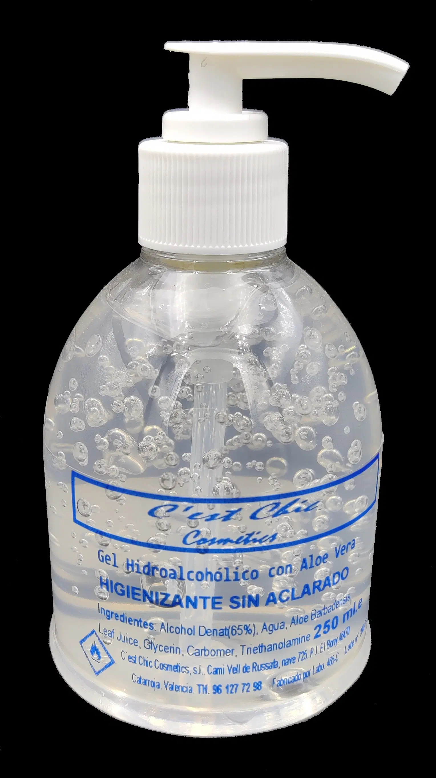 HYDROALCOHOLIC GEL 250ML