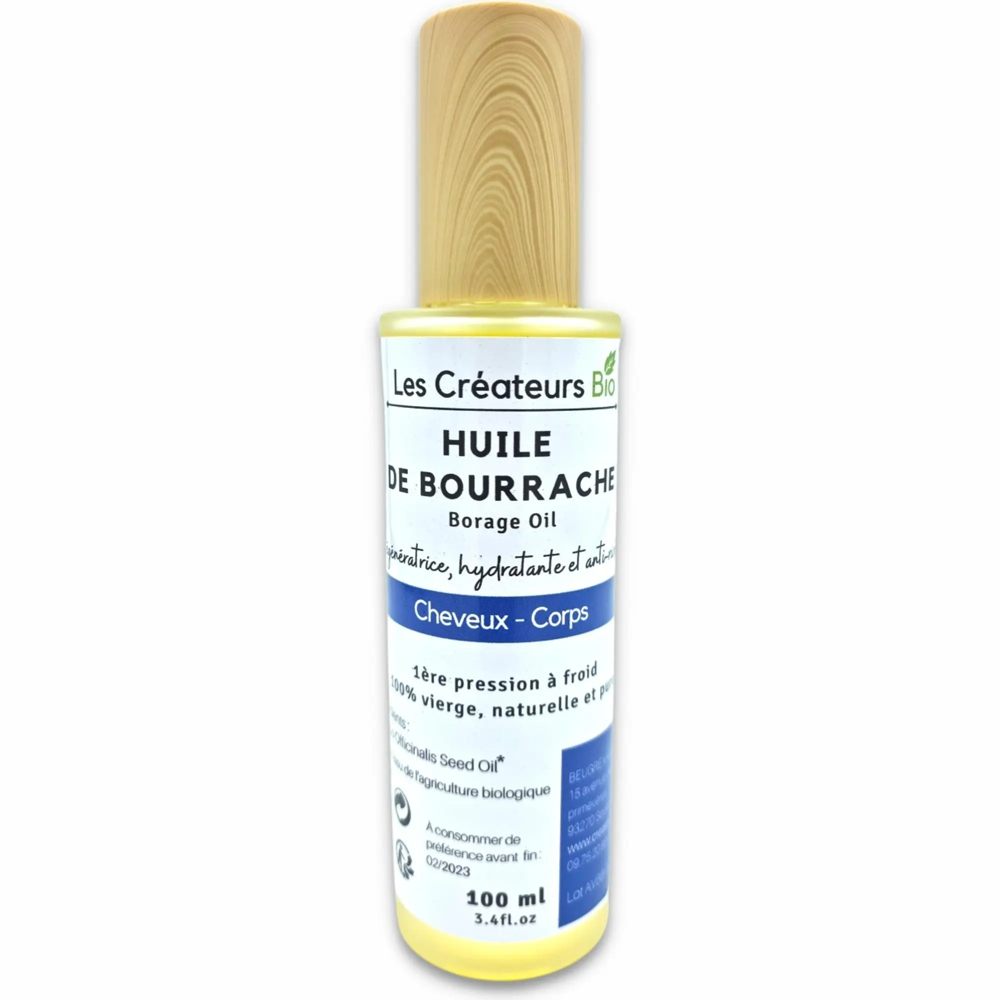 Borretschöl (Borage Oil) rein und 100% natürlich - 100ml