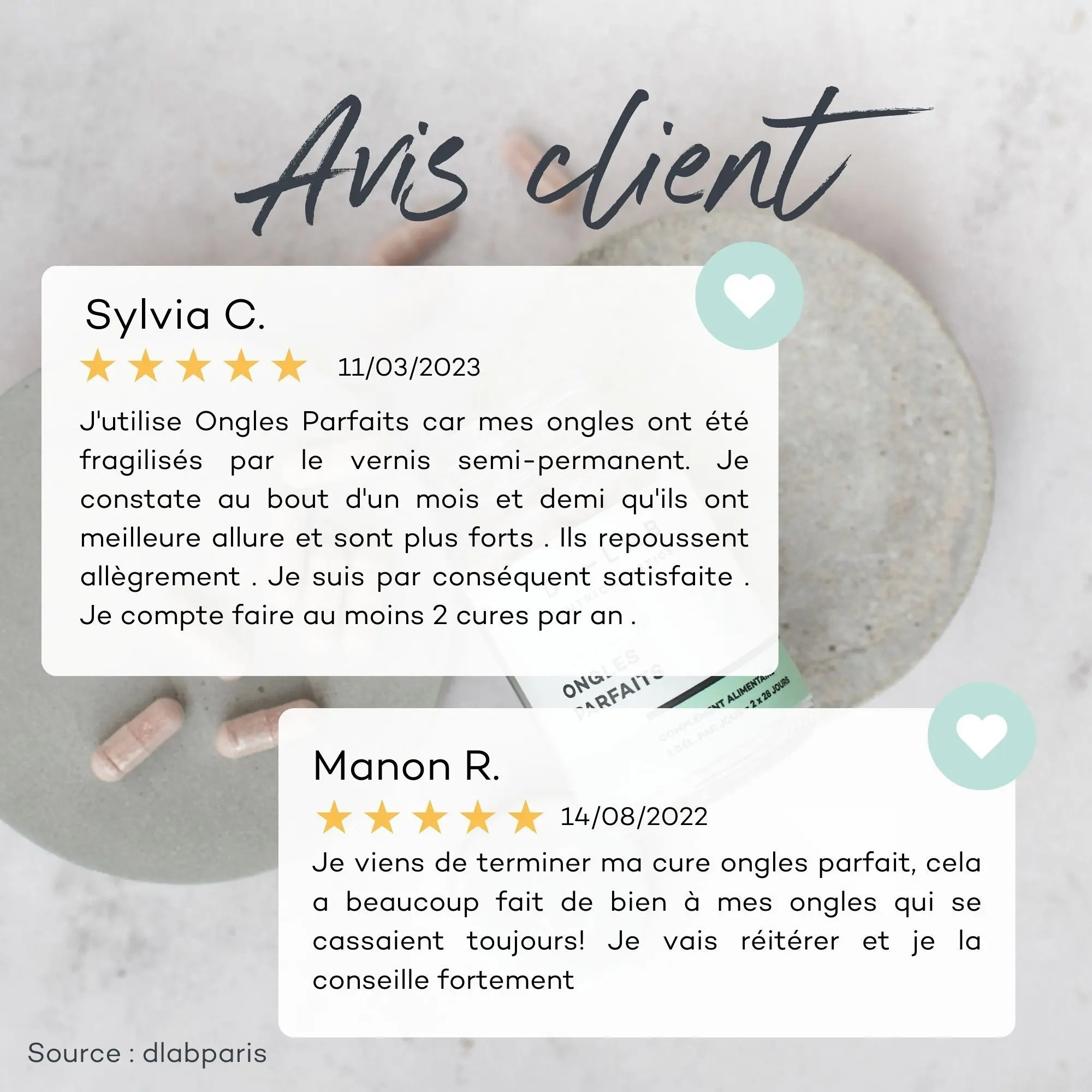 COMPLEXE ONGLES PARFAITS 2 MOIS - Nourrit & renforce - Compléments Alimentaires