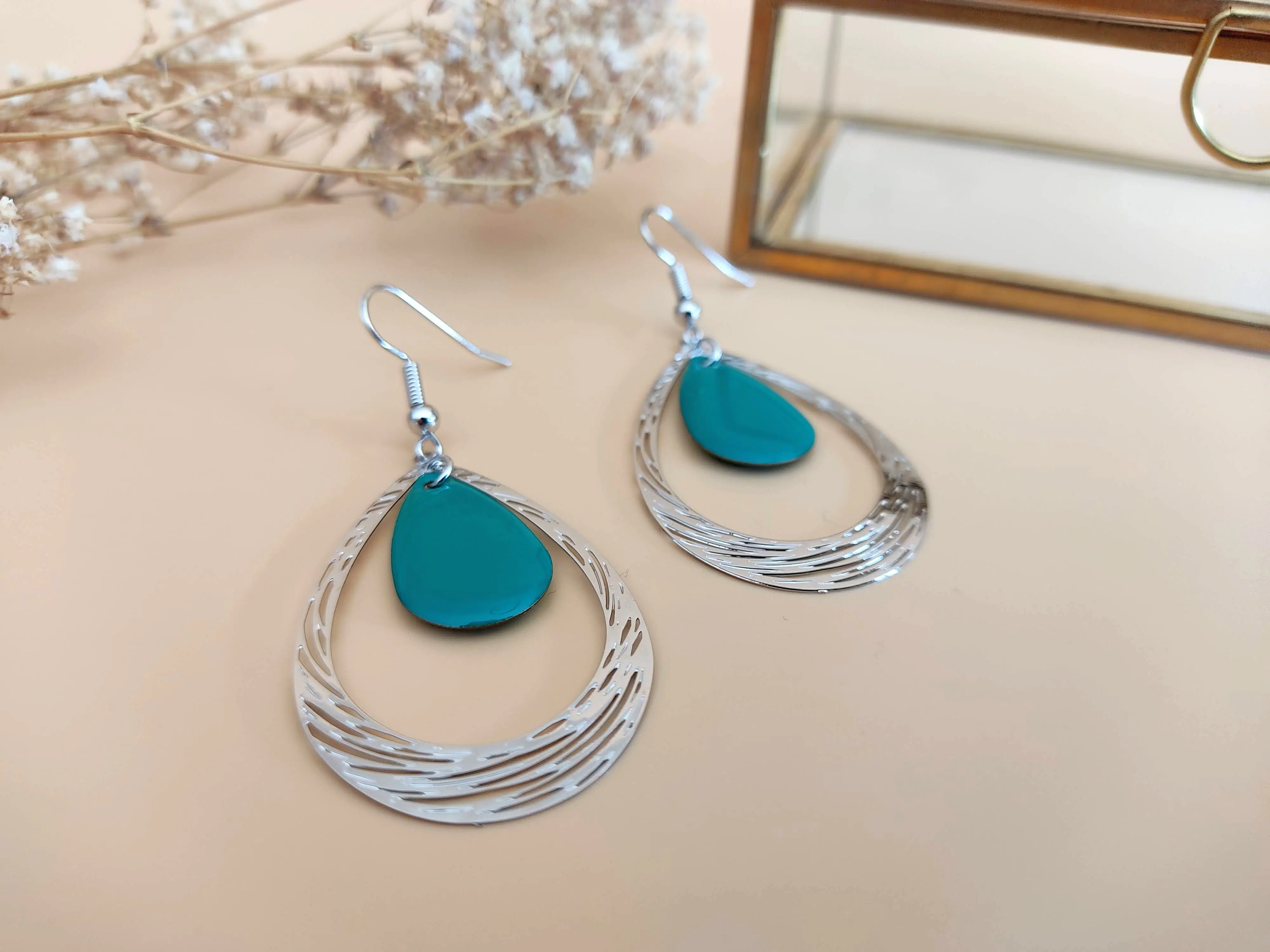 La Bohème Green Earrings