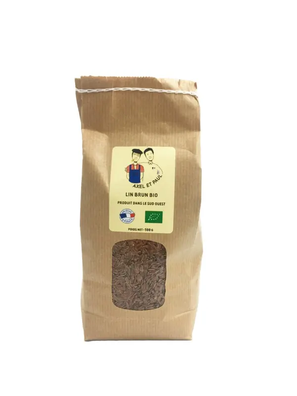Bio-Leinsamen (braun), 500-g-Beutel – Verdauung