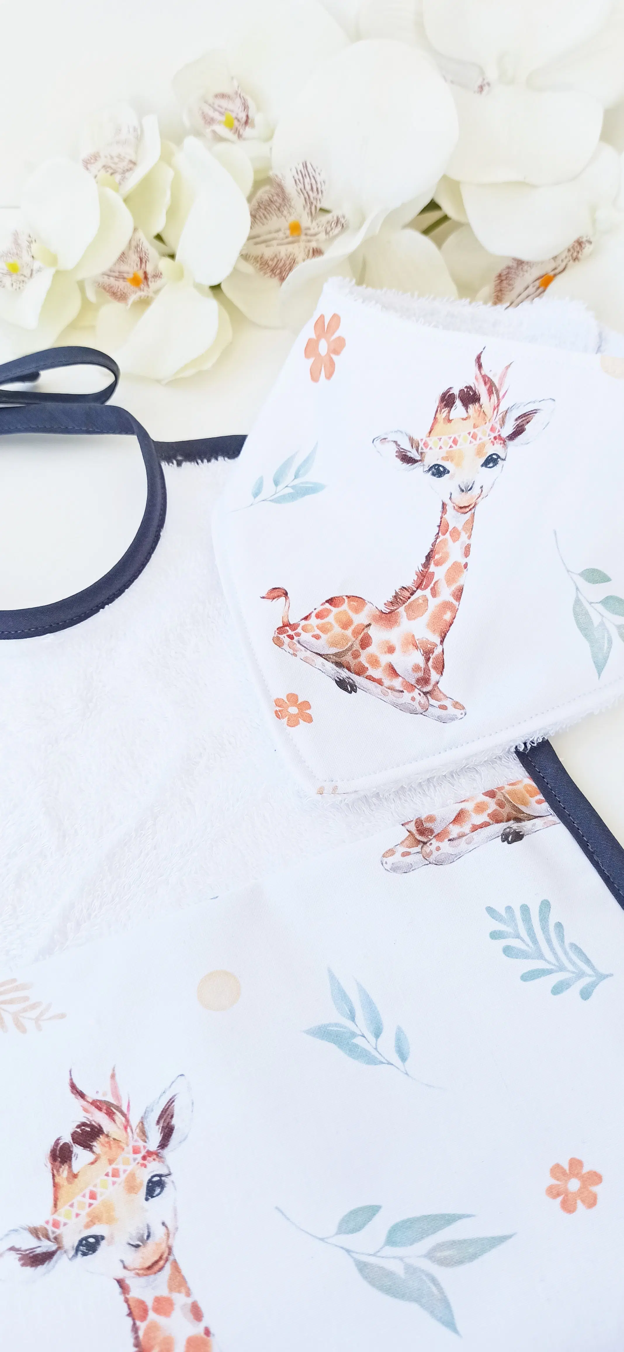 Bohemian Giraffe Classic Bib