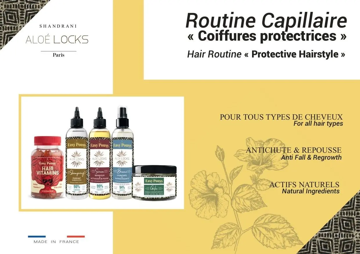 Haarpflegepaket Nr. 4: SCHÜTZENDE HAARSTYLES