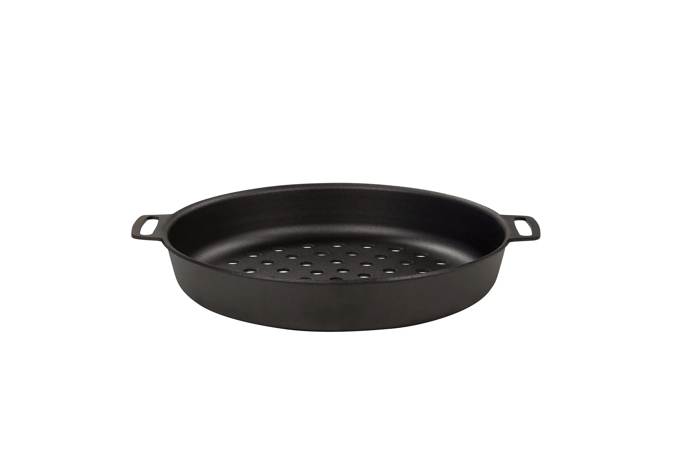 Sartén perforada de 30 cm de acero al carbono