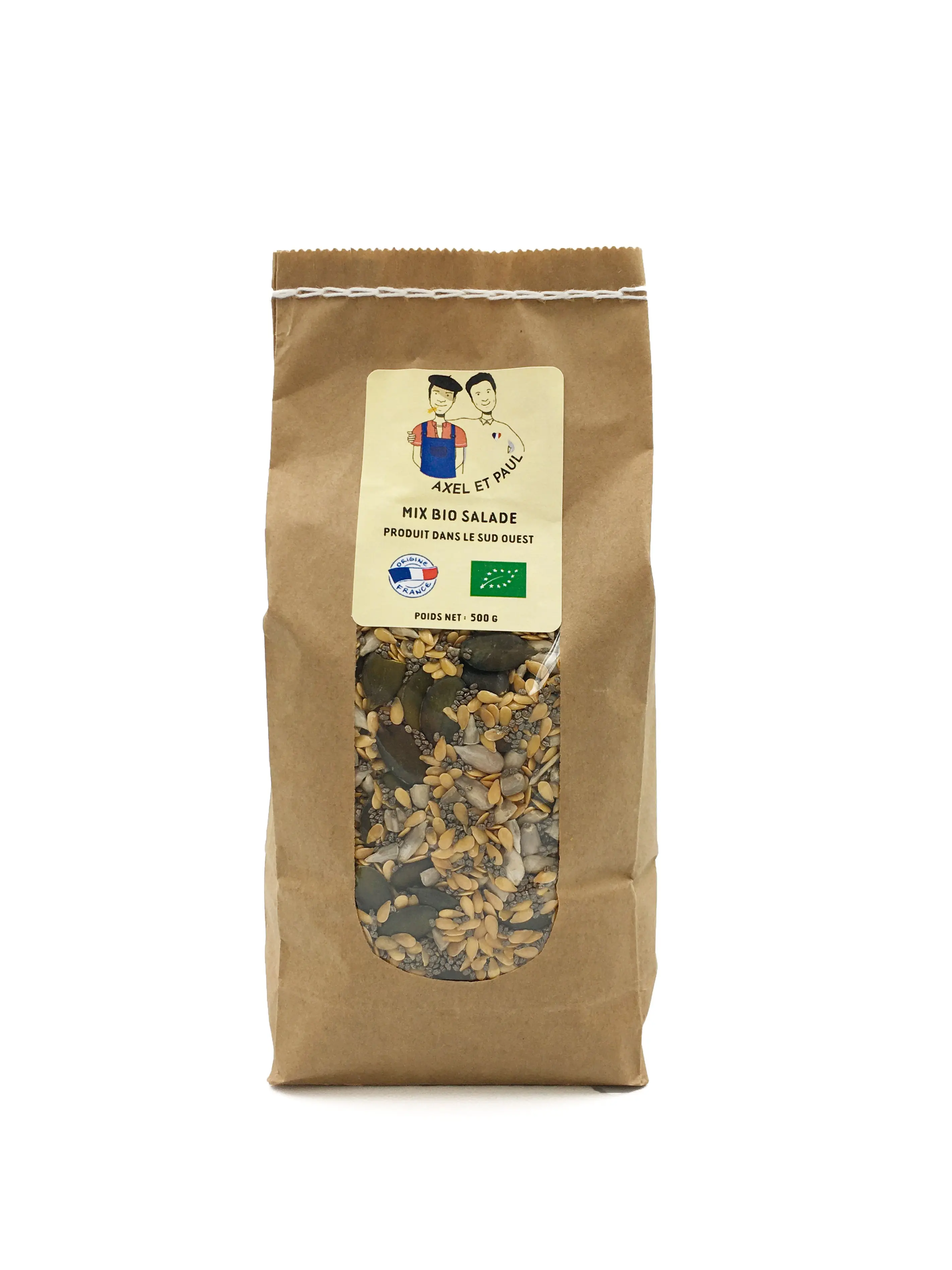 Gemischter Salat – Bio, 500-g-Beutel – Knackig