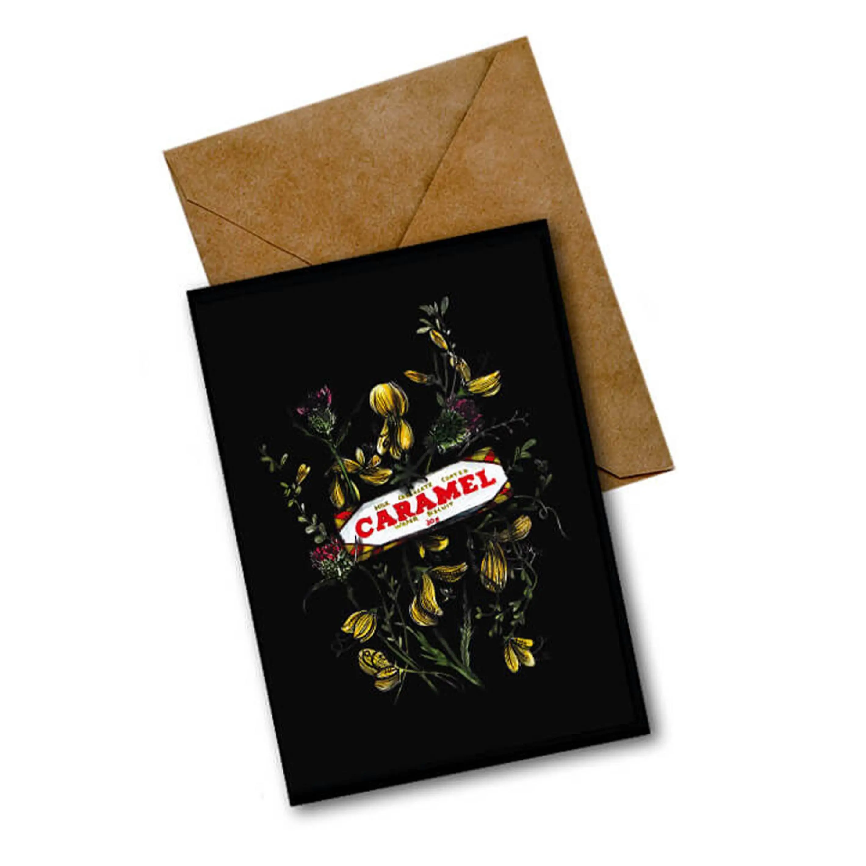 CARAMEL WAFER SCOTTISH GREETINGS CARD