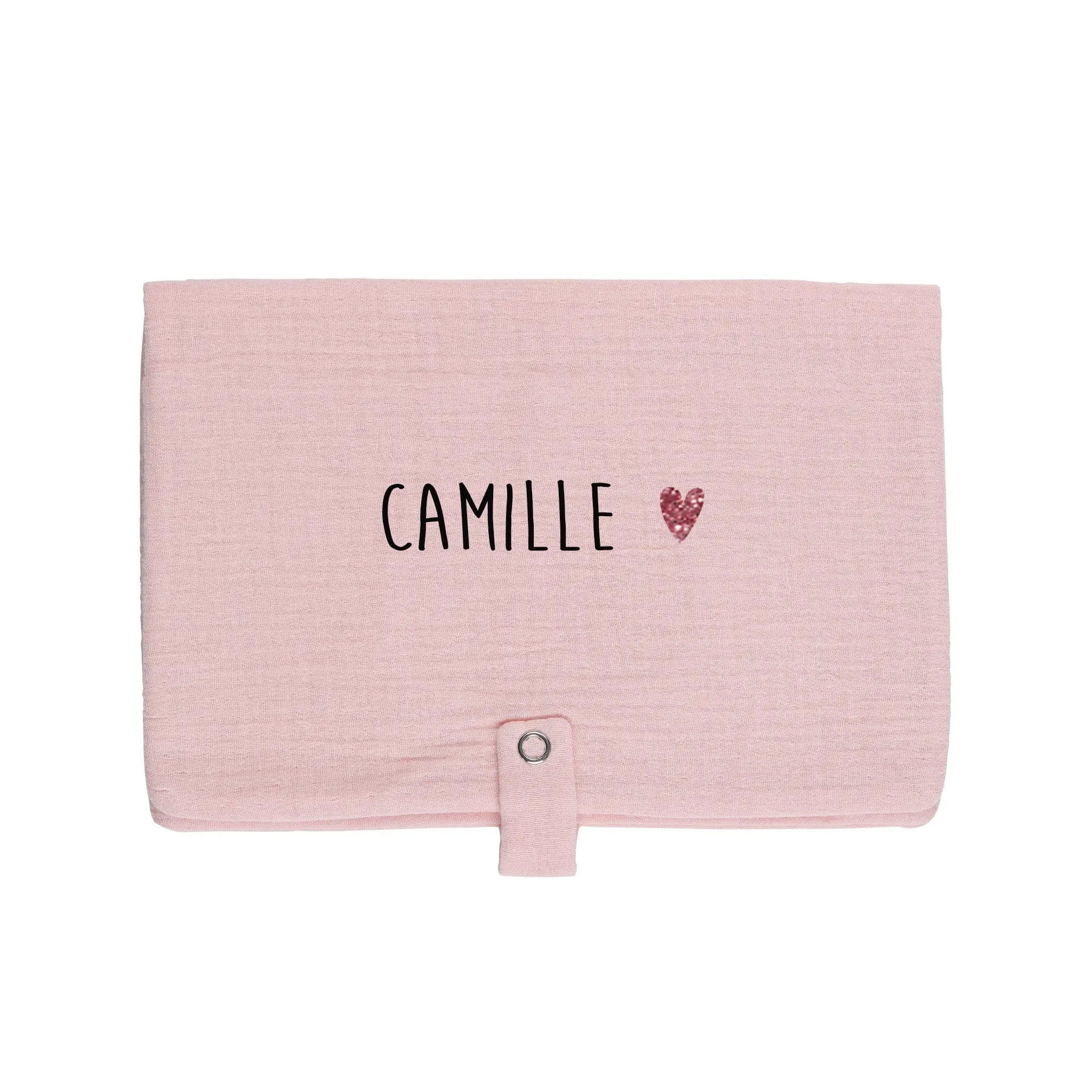 Diaper range in pink gauze