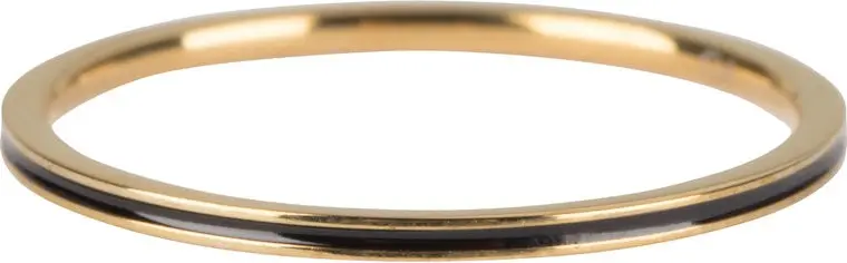 R699 Petite Gold Steel Black Enamel