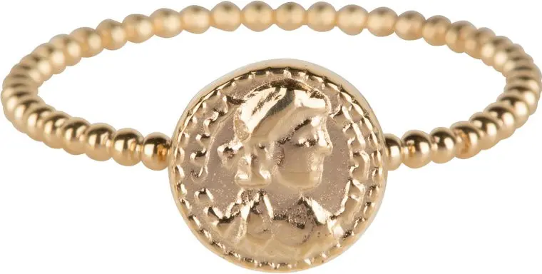 R625 Gold Steel Roman Coin