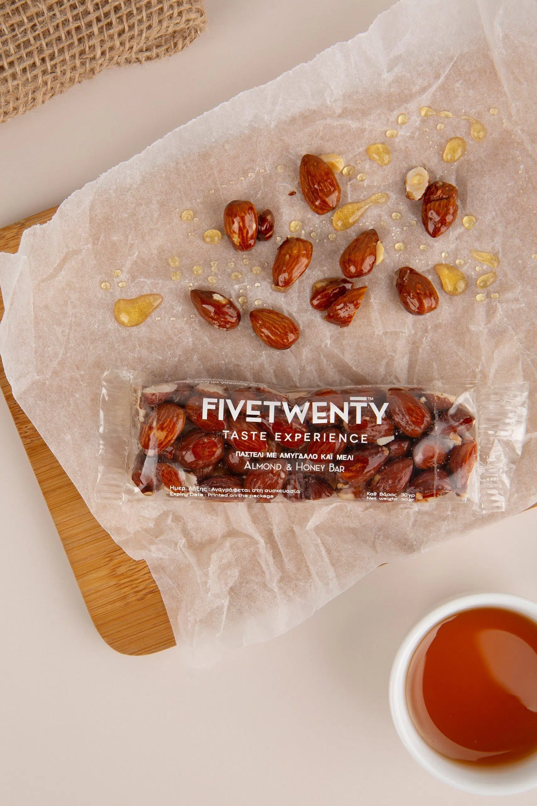 Barre énergétique aux amandes et au miel 30g