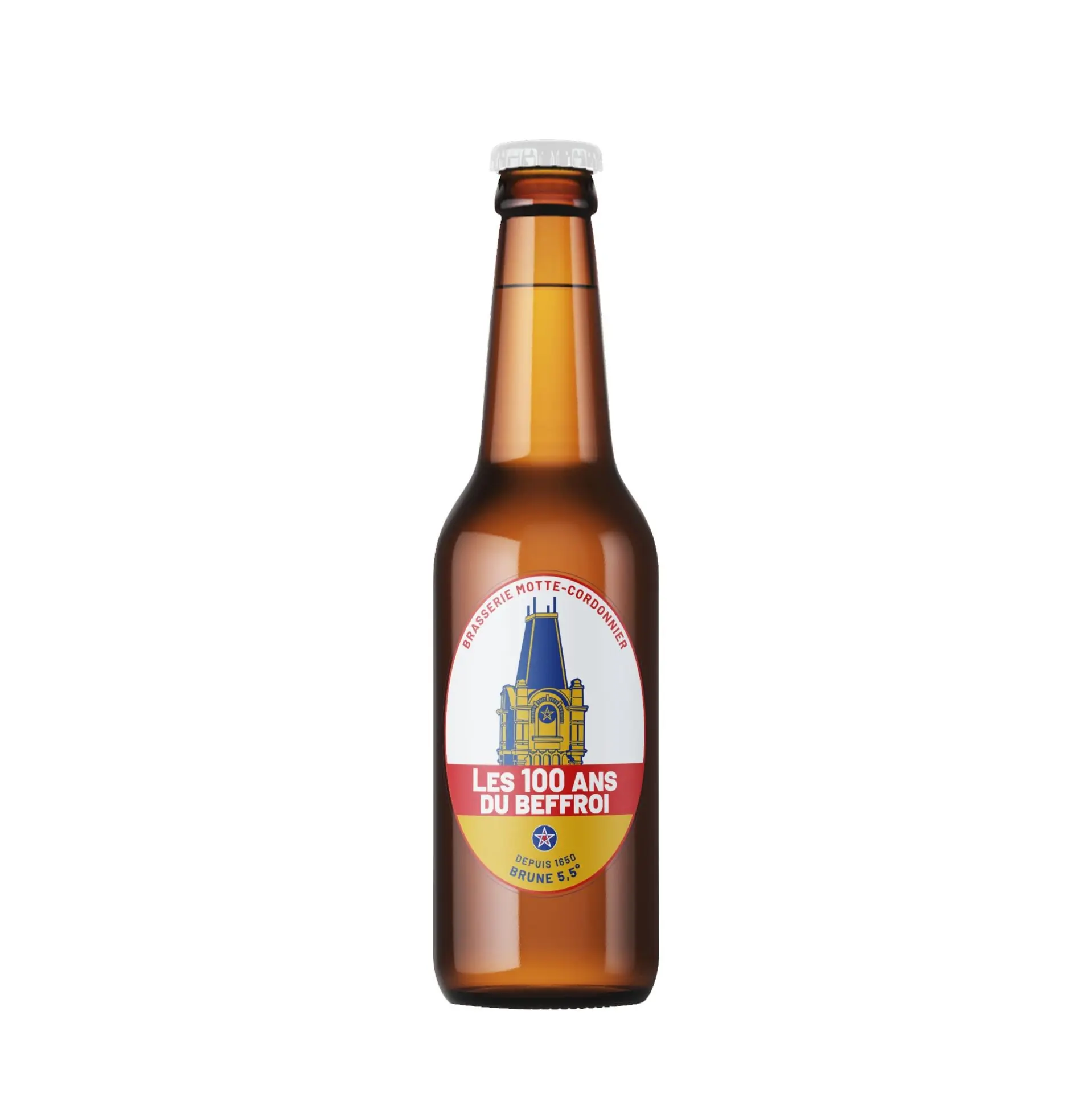 Hellbraunes 100 Jahre altes Bier 5.5° 33cl