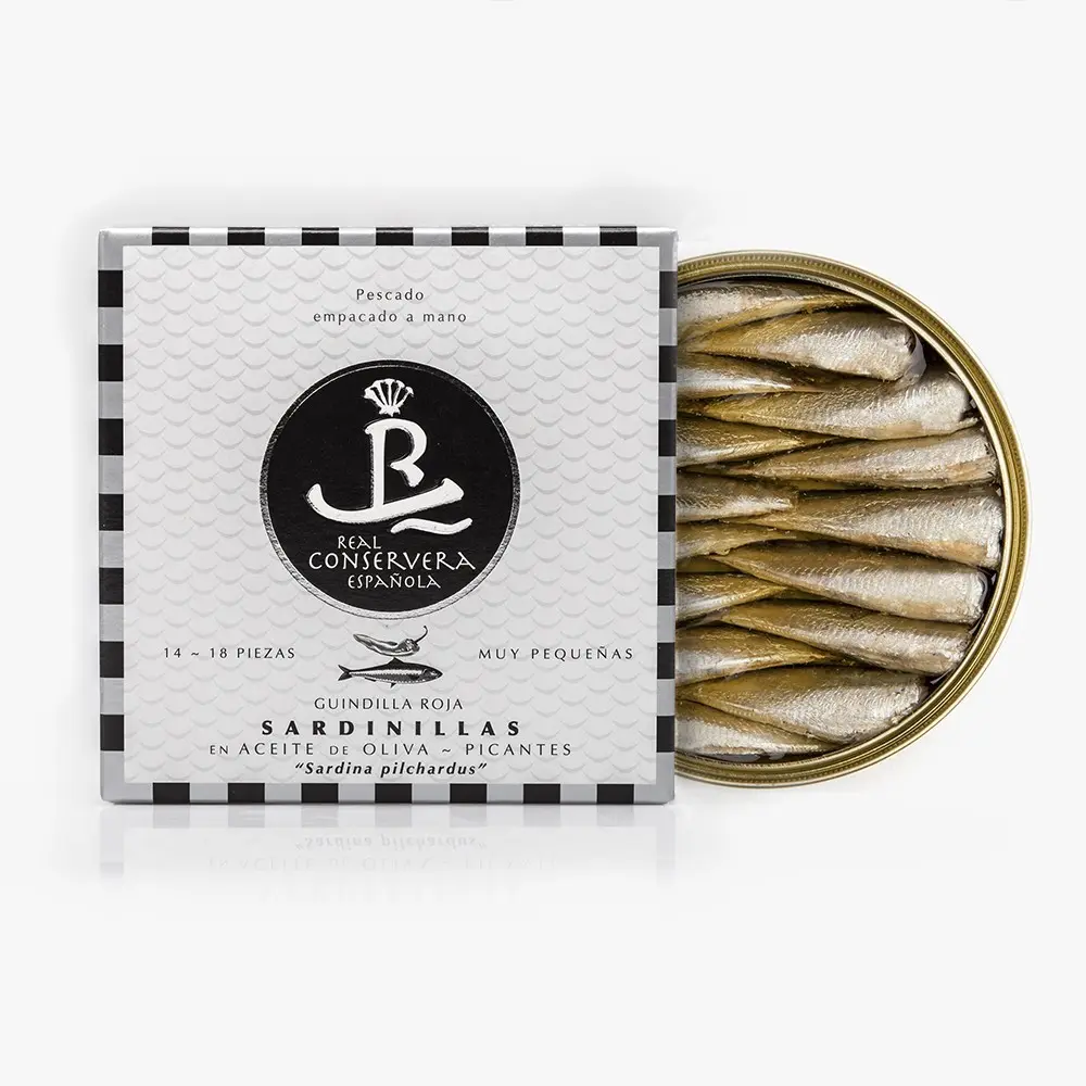 Sardines in Spicy Olive Oil - 14/18 pieces (RO-120)