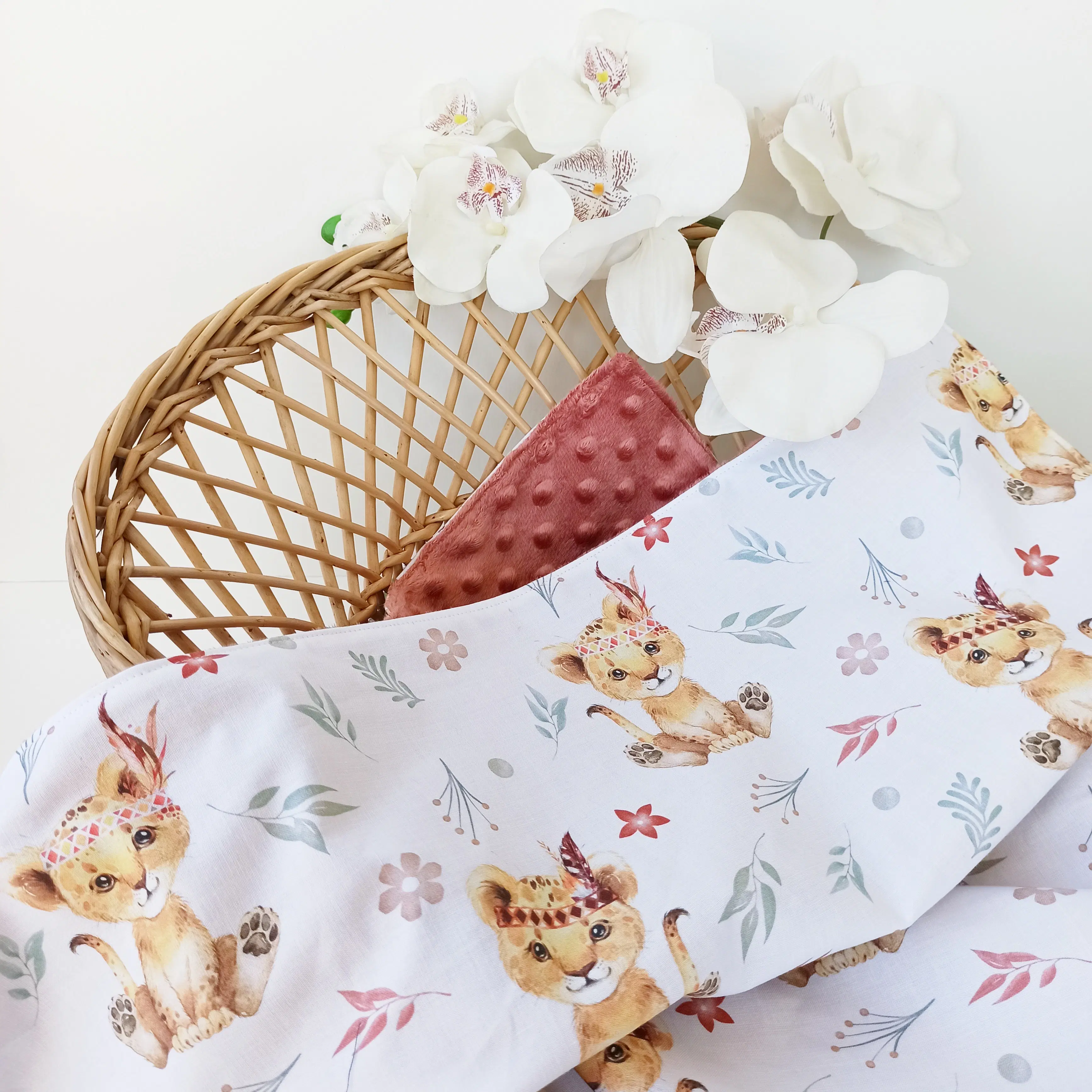 Baby blanket - child - Bohemian lion cubs