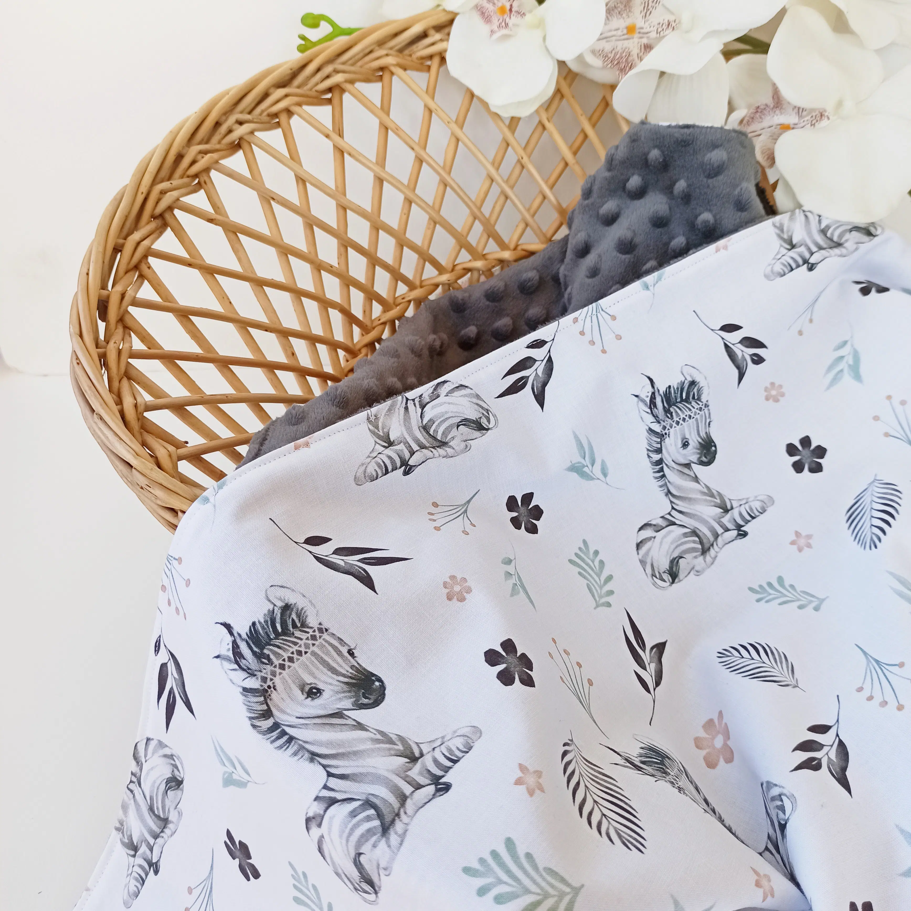 Baby blanket - child - Bohemian Zebras