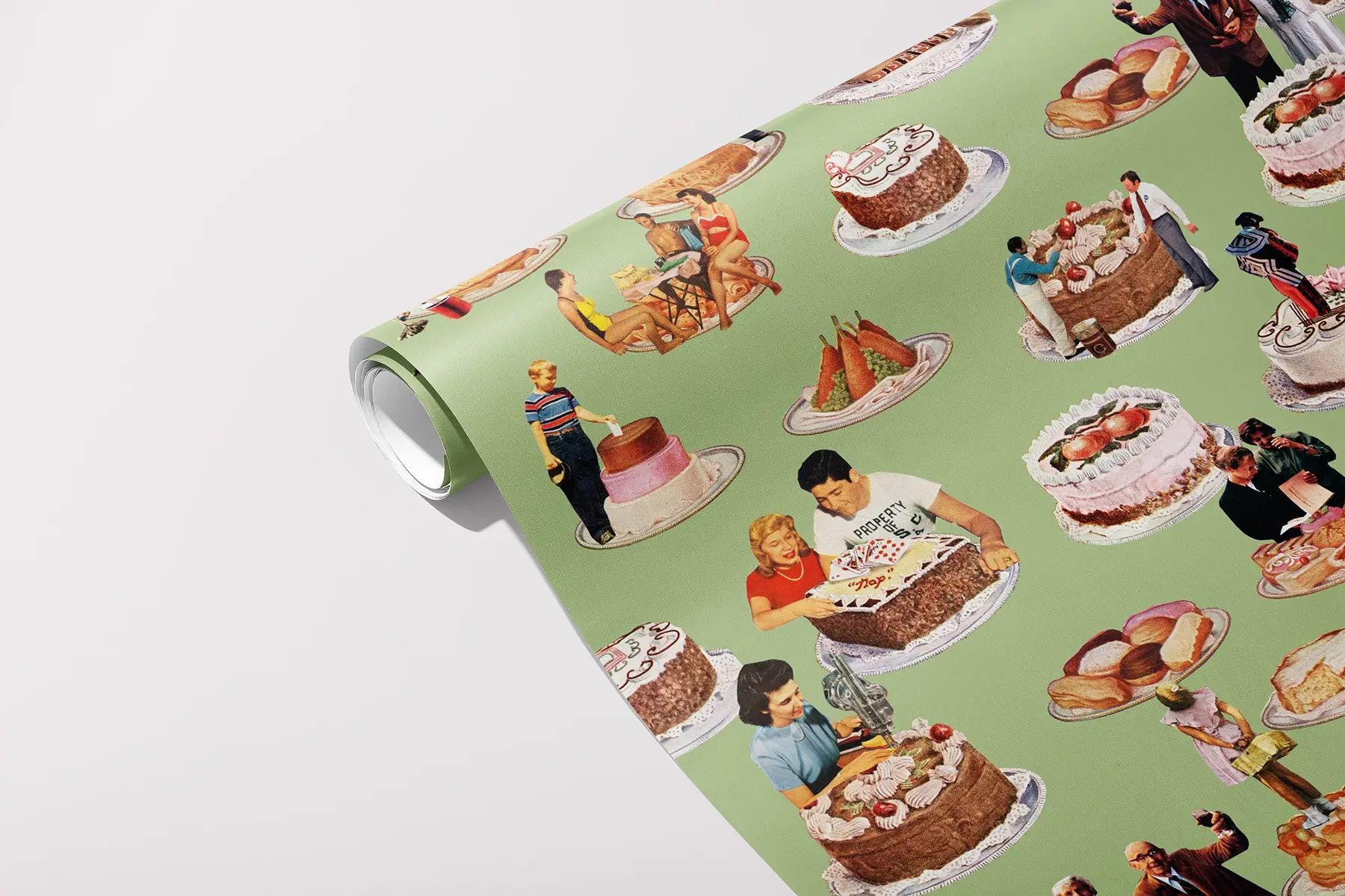Cake People Gift Wrap