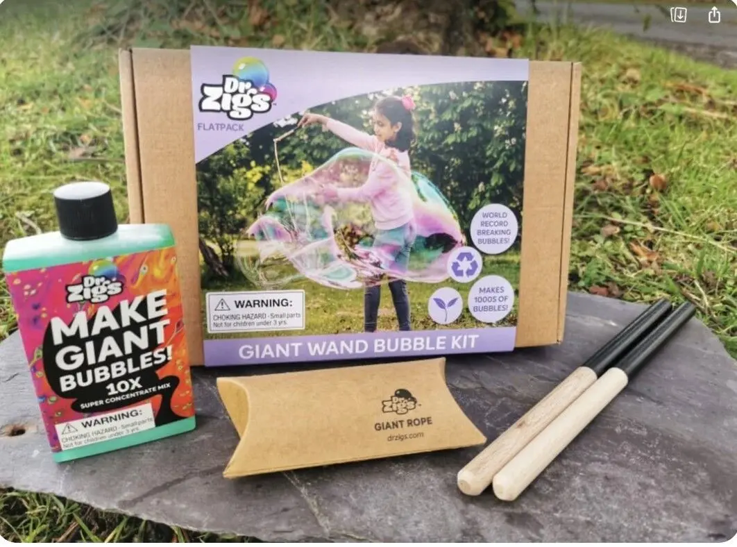 Giant Zauberstab Flatpack Bubble Kit