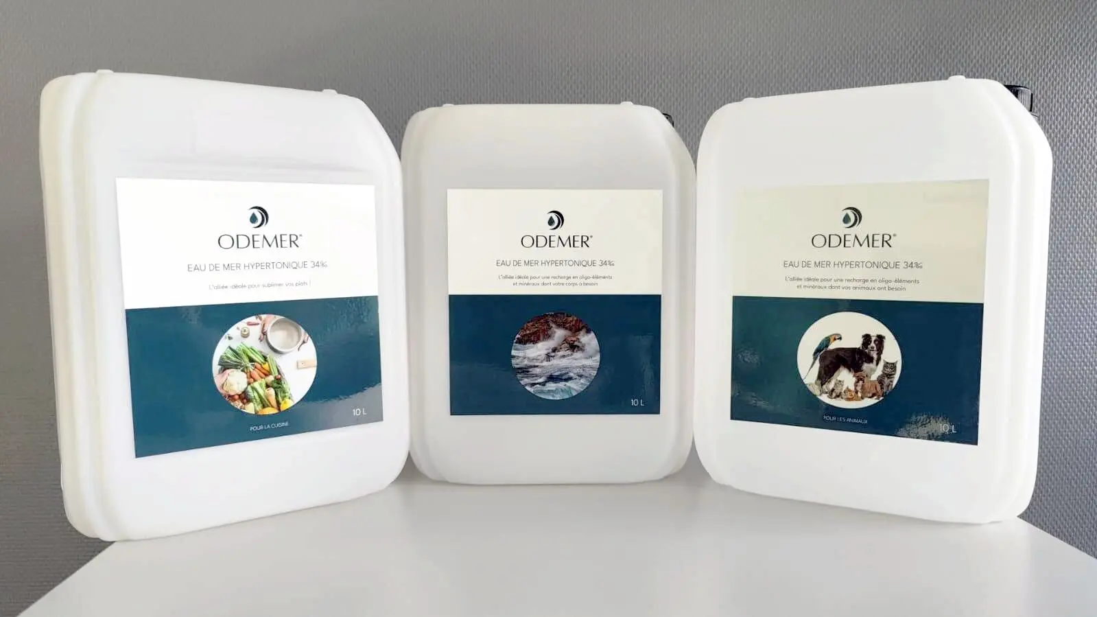 10L 100% natural micro-filtered seawater